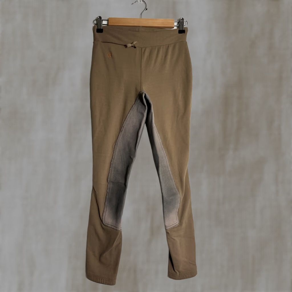 Ariat VINTAGE Ariat Women's Small Khaki Equestrian Riding Pull On Trousers Pants 26x26" Size 28" / US 6 / IT 42 - 1 Thumbnail