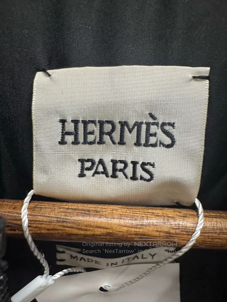 Hermes Hermes Black Double-Sided Mid-Length Down Jacket Size XXS / US 00 / IT 34 - 4 Thumbnail