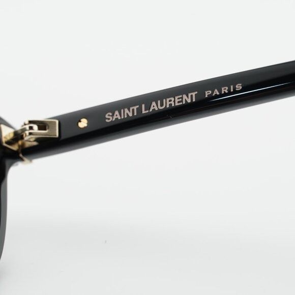 Saint Laurent Paris Saint Laurent SL M111 001 Round Eyeglasses Black 52mm Frame Size ONE SIZE - 7 Thumbnail