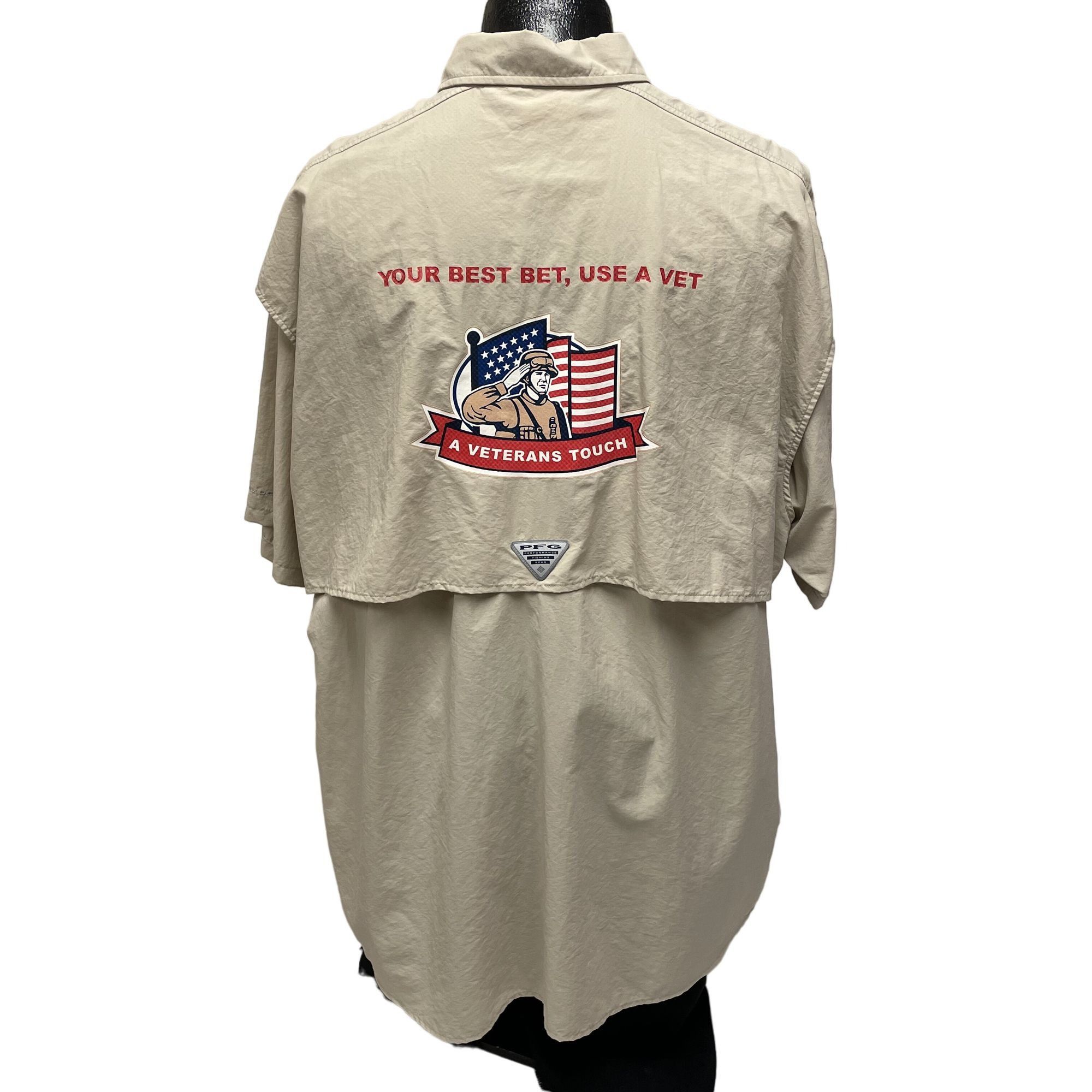 Columbia Columbia PFG Pro Fishing VENTED Shirt Your Best Bet USA VET Size US XXL / EU 58 / 5 - 2 Thumbnail