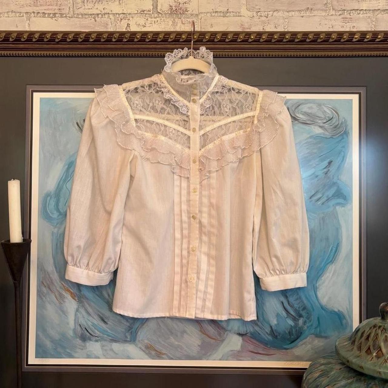 Other Vintage 1980s Gunne Sax Lace Blouse Size XS / US 0-2 / IT 36-38 - 1 Thumbnail