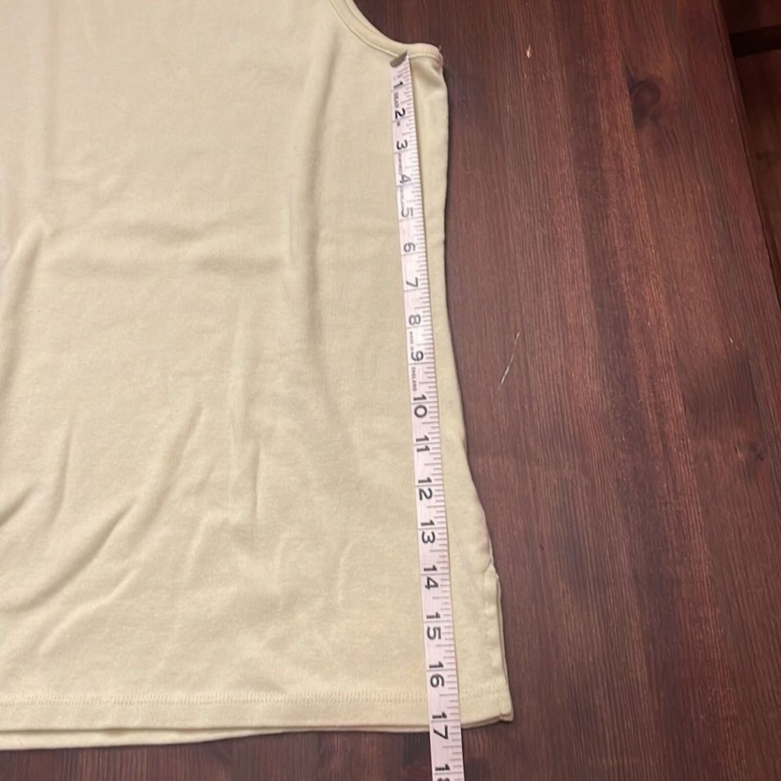 Eddie Bauer Eddie Bauer Cotton Knit Tank Size XXL Soft Yellow-Green Size XXL / US 16-18 / IT 52-54 - 8 Thumbnail