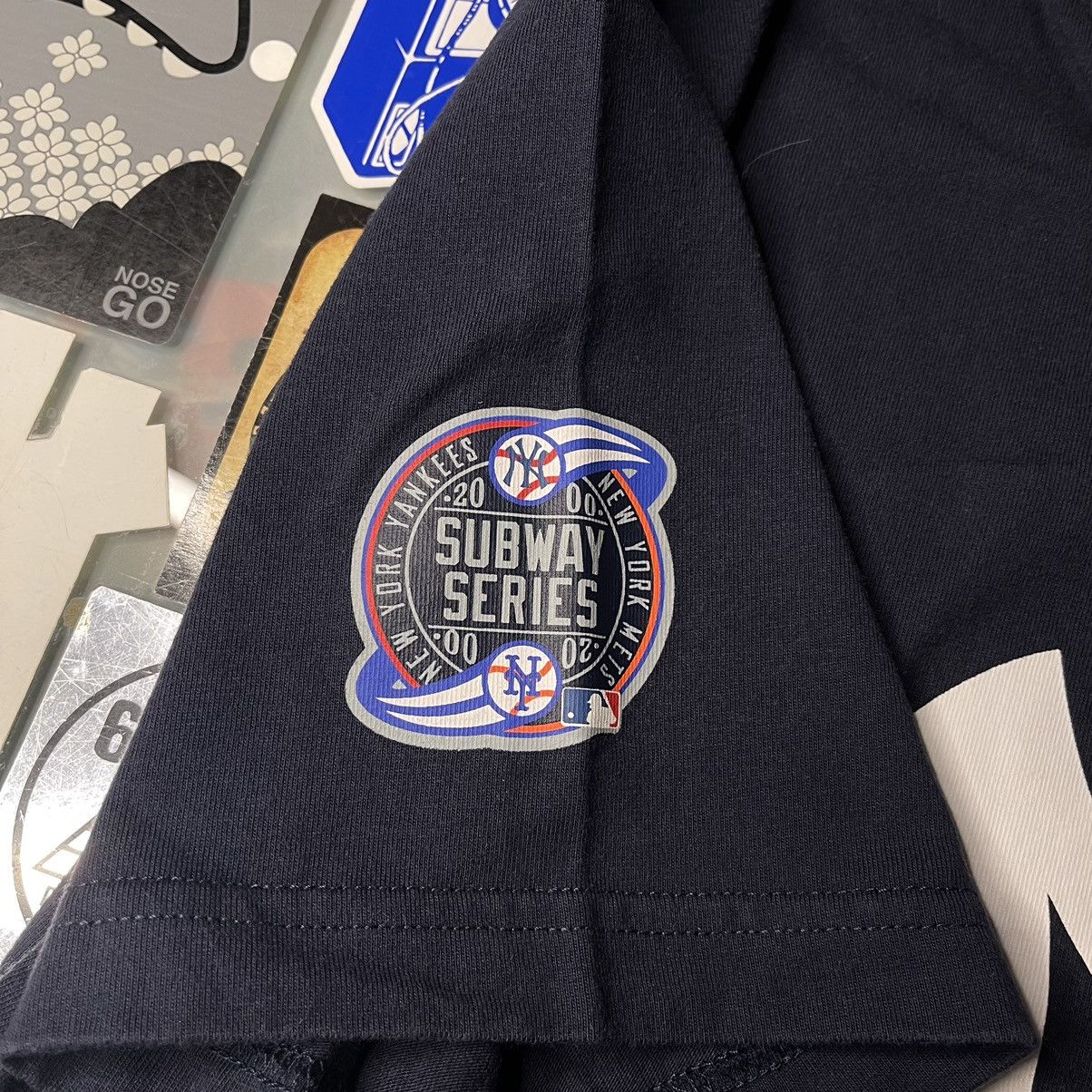 Awake NY × New Era Awake Subway Series Yankees Tee Navy Large Pre owned Size US L / EU 52-54 / 3 - 4 Thumbnail