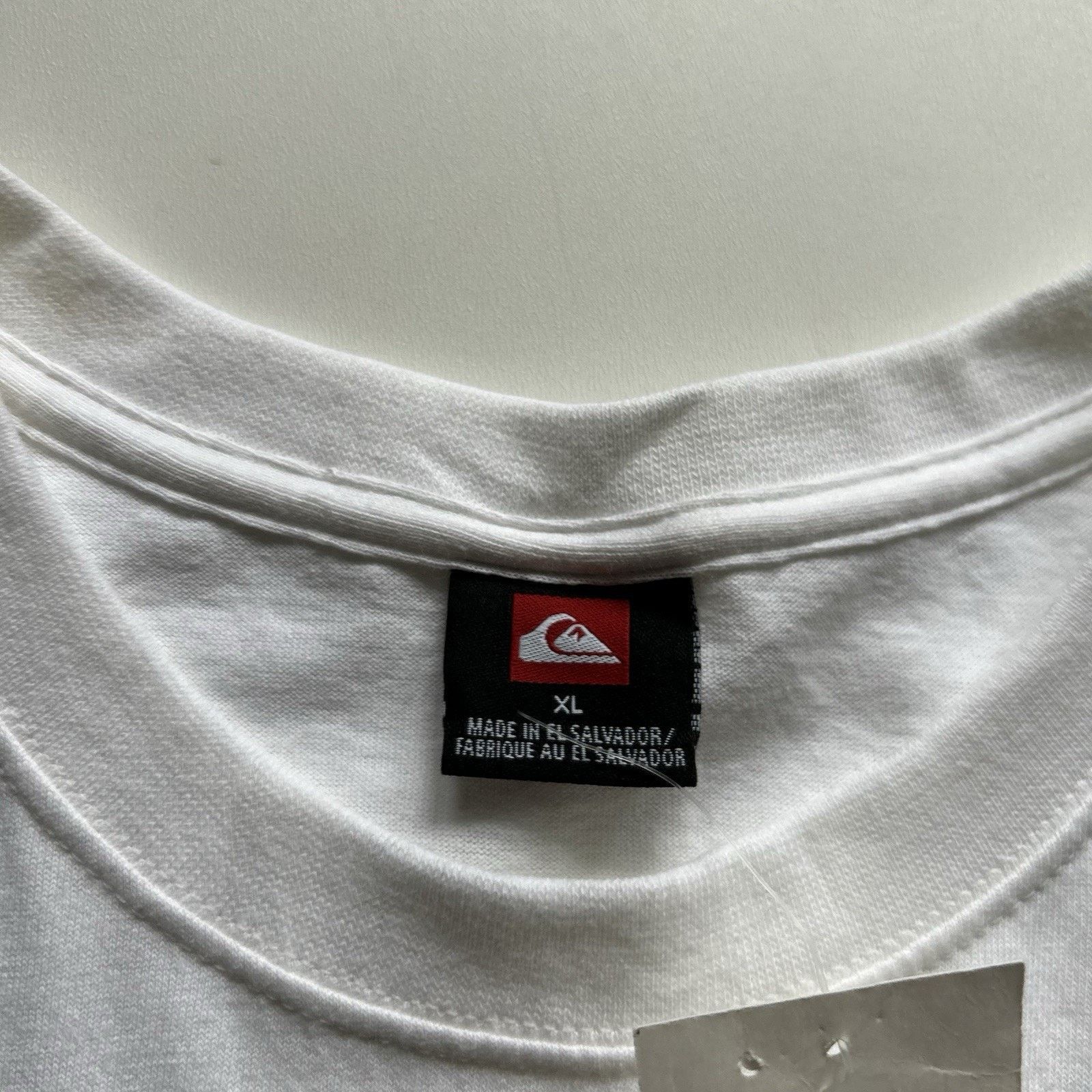 Quiksilver × Vintage Vintage Quiksilver T-Shirt XL White Surf Skate Logo NWT Rare Size US XL / EU 56 / 4 - 6 Thumbnail