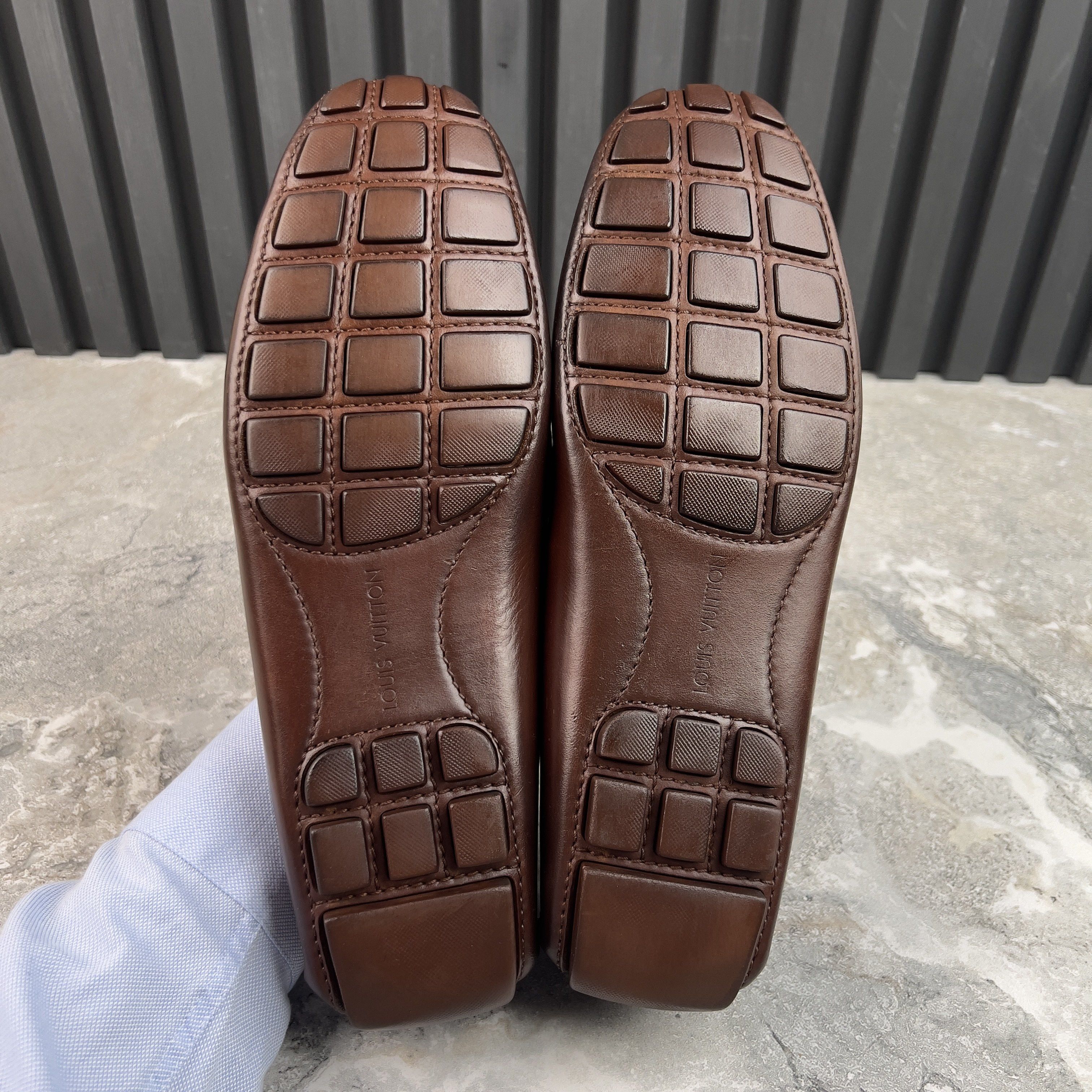 Louis Vuitton Monte Carlo Moccasins Patina Leather Size US 8.5 / EU 41-42 - 11 Thumbnail