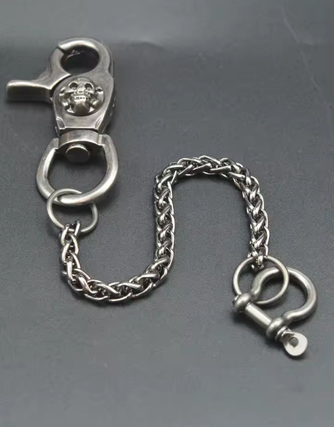 Jewelry × Other 10inch Short Gunmetal biker Jeans Wallet Chain Size ONE SIZE - 1 Thumbnail