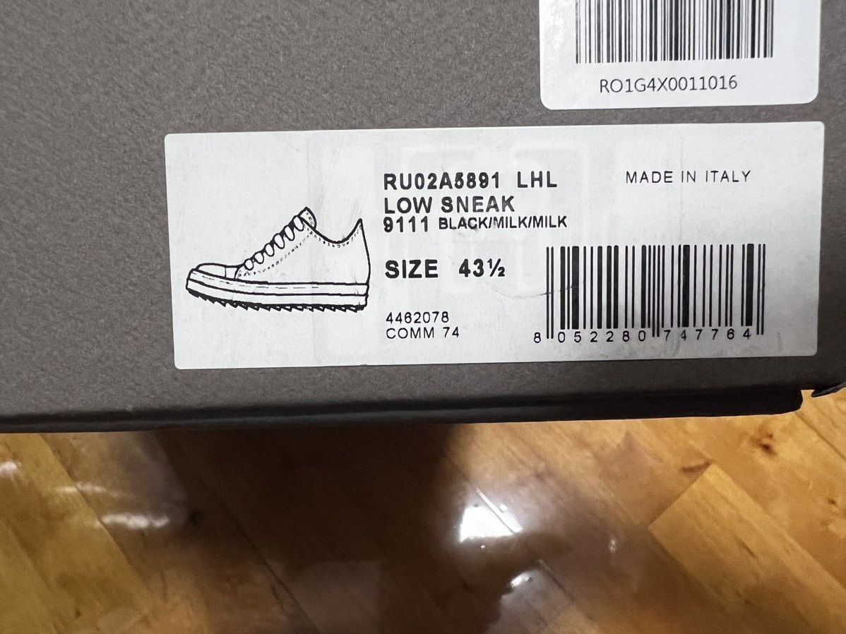 Rick Owens Rick owens pony hair ramones low top sneakers Size US 10.5 / EU 43-44 - 12 Thumbnail