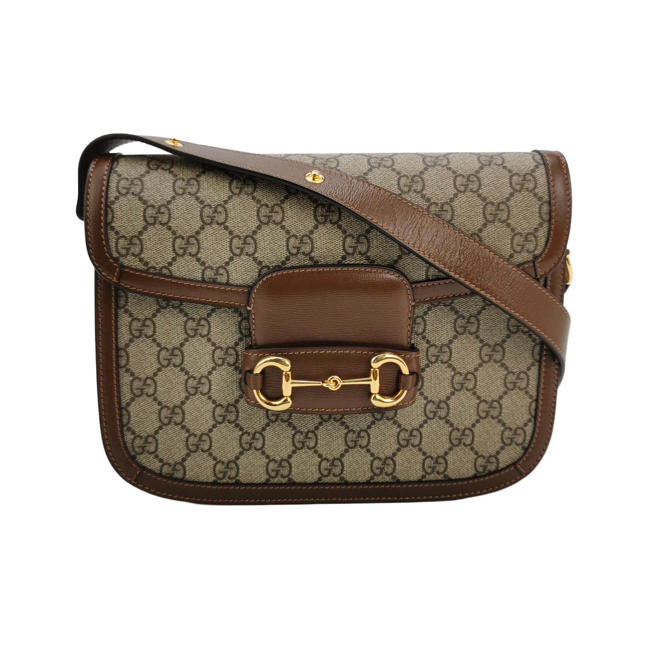 Gucci Gucci 1955 Horsebit GG Supreme Shoulder Bag Size ONE SIZE - 1 Thumbnail