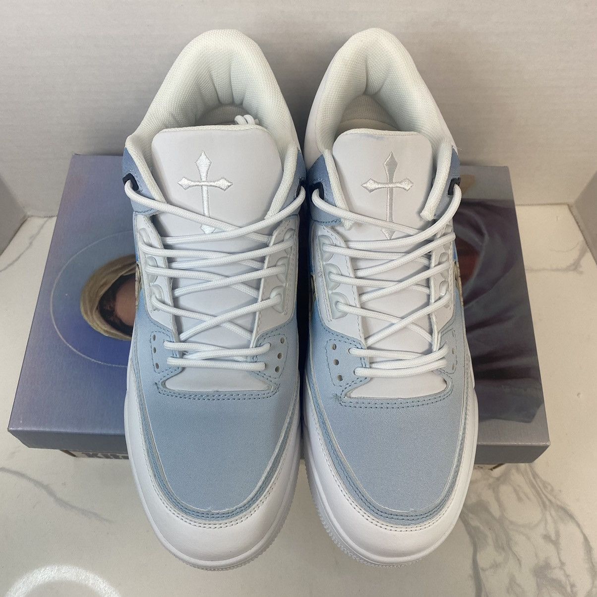 Kitowares Kito Wares Jordan 3 Style Mother Mary Tribute Mens Size 9 Size US 9 / EU 42 - 4 Thumbnail