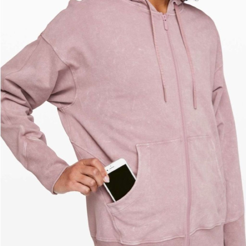 Lululemon Lululemon washed vintage mauve ready to roll hoodie size 6 Size M / US 6-8 / IT 42-44 - 3 Thumbnail