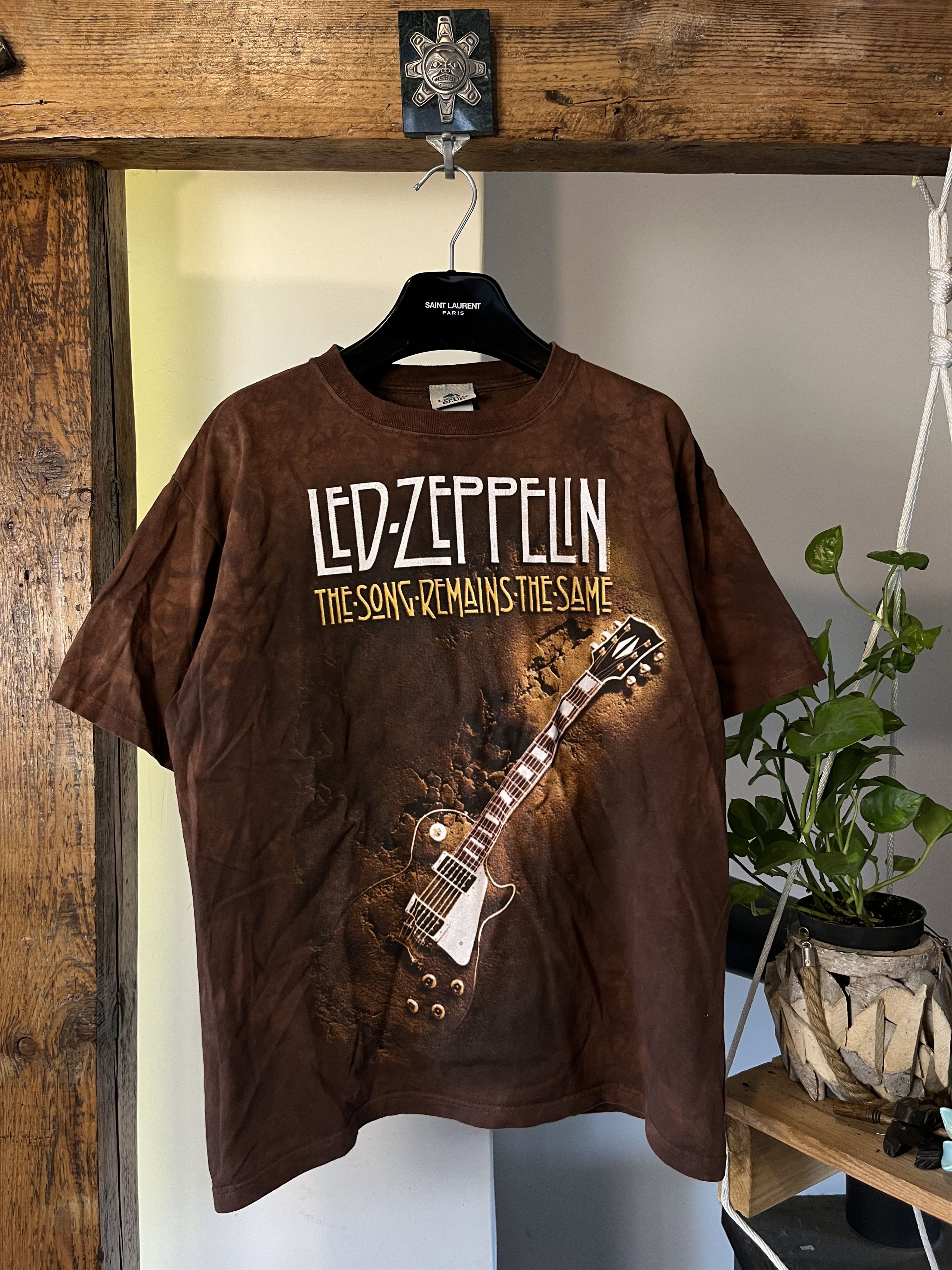 Liquid Blue Vintage Liquid Blue Led Zeppelin tie dye band t-shirt Size US L / EU 52-54 / 3 - 1 Thumbnail