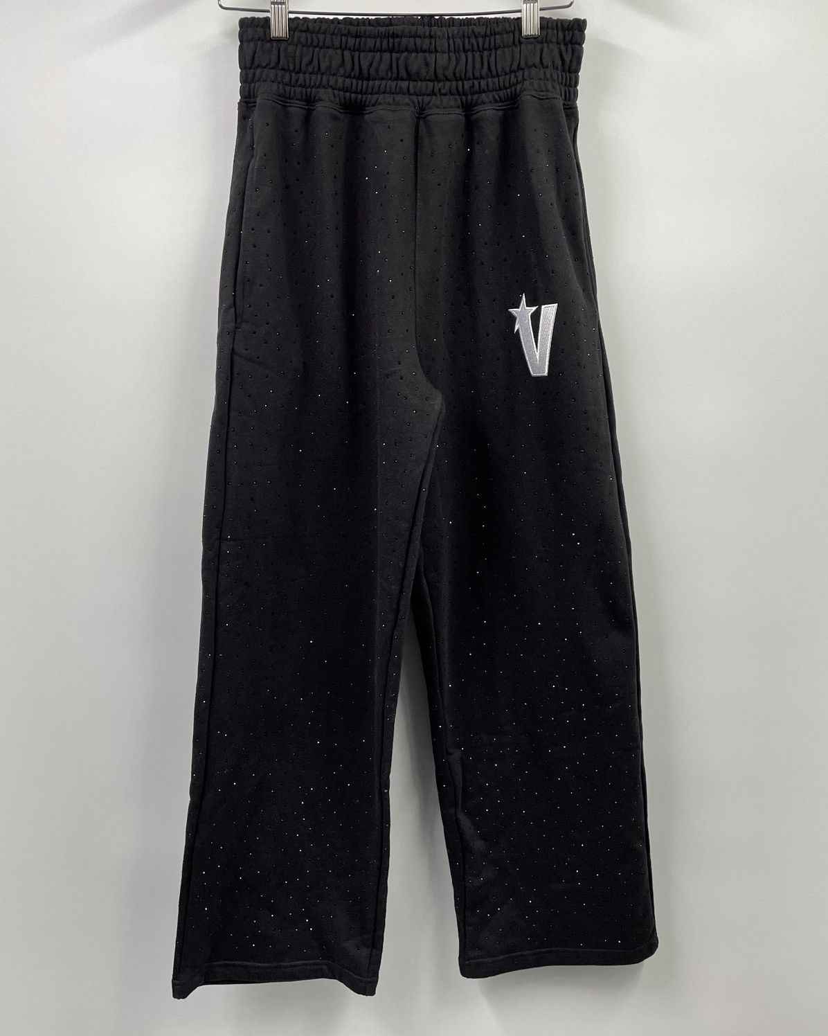 Other Very Distant Studios Black Rhinestone Sweatpants XS Size US 28 / EU 44 - 1 Thumbnail