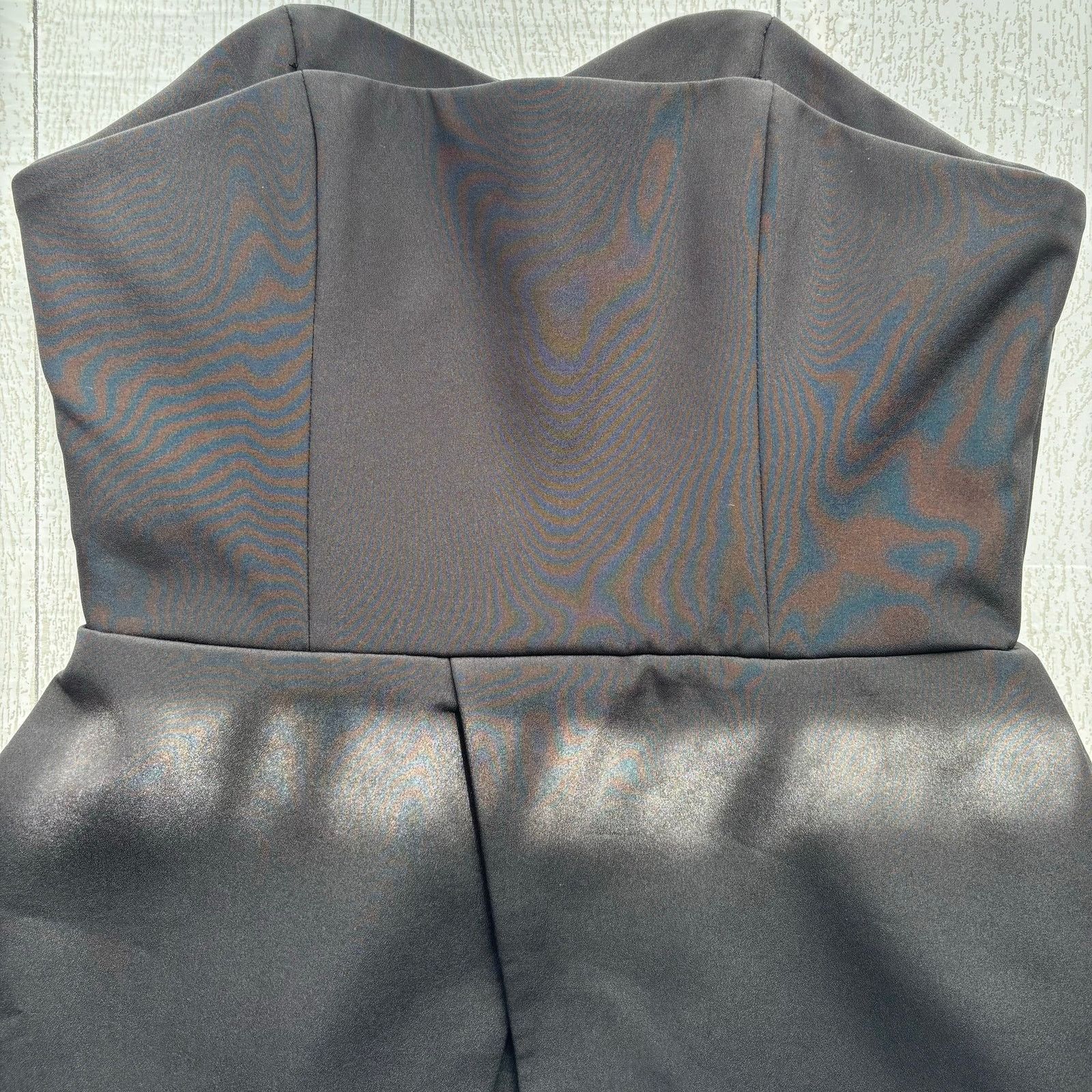 Other Finders Keepers Black Strapless Peplum Pencil Dress Size S Size S / US 4 / IT 40 - 6 Thumbnail