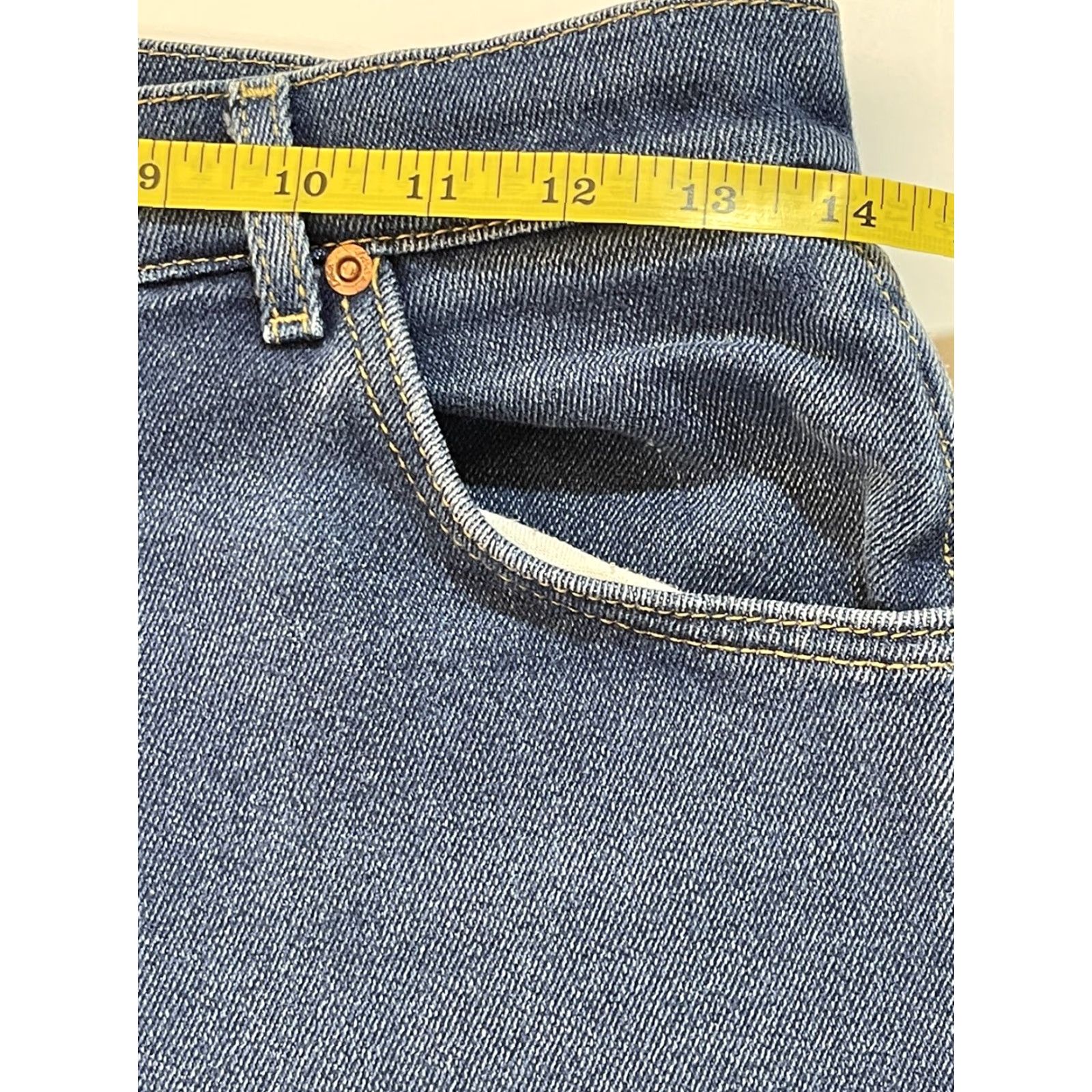 Lee VINTAGE Lee Jeans Mom 90s High Rise Regular 14 Womens 28x30 Blue Denim Stretch Size 36" / US 14 / IT 50 - 7 Thumbnail