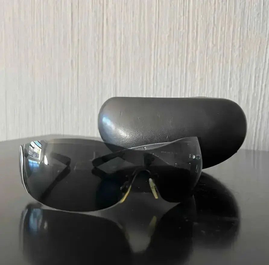 Prada PRADA Sunglasses Star Mask Flame Sport Metal Wrap RI831 Size ONE SIZE - 4 Thumbnail