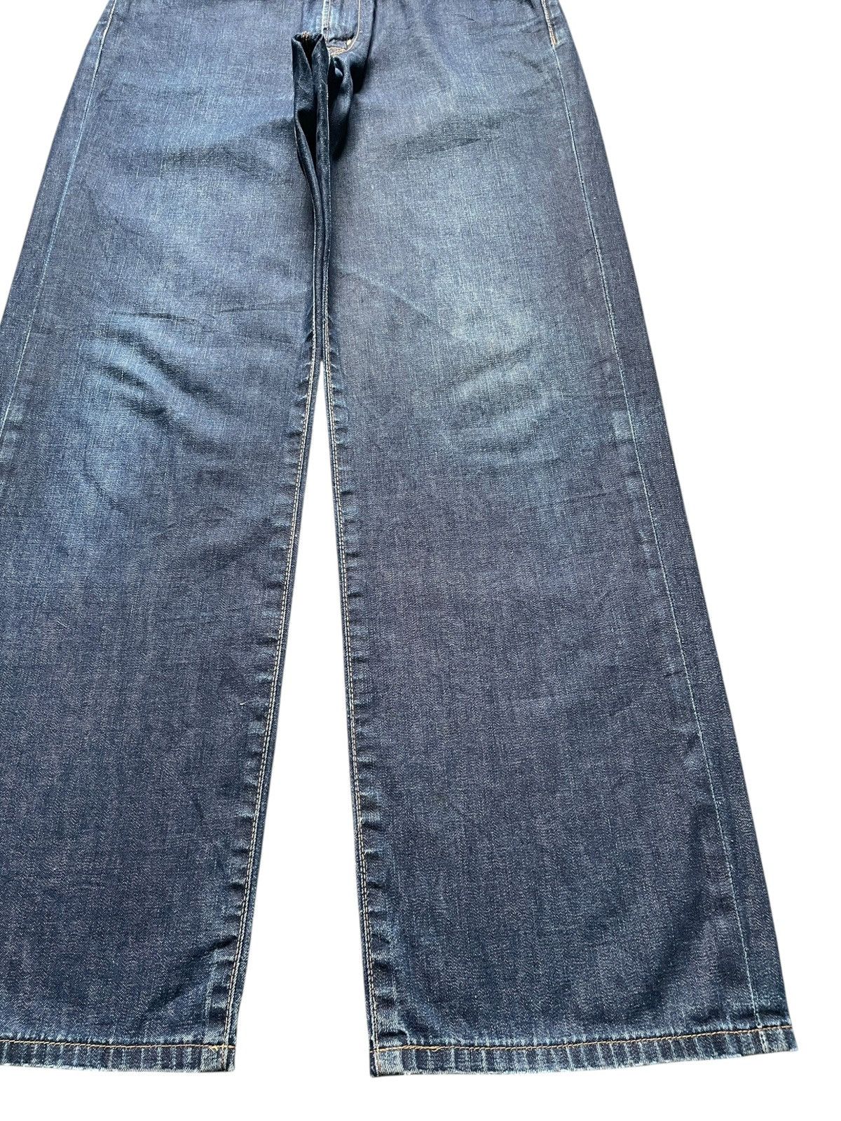 Edwin Vintage Japanese Edwin E Function Blue Wash Loose Baggy Jean Size US 28 / EU 44 - 7 Thumbnail