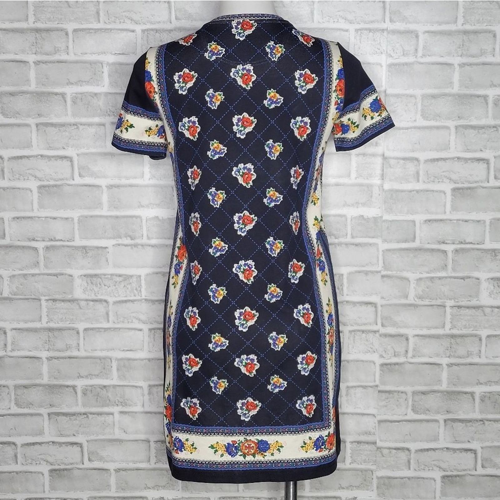 Tory Burch Tory Burch Floral Print T-shirt Dress, size XS Size XS / US 0-2 / IT 36-38 - 3 Thumbnail
