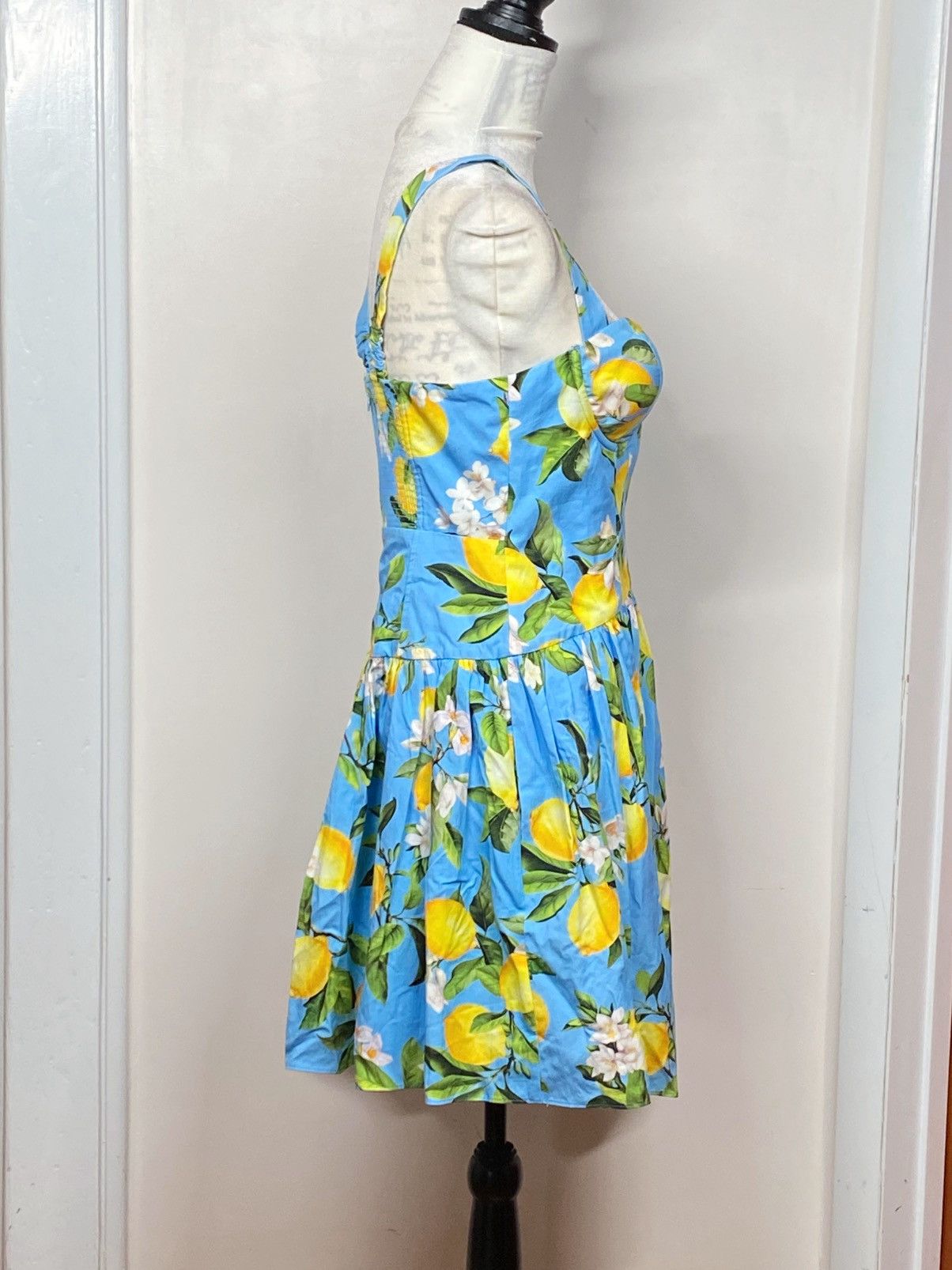 L'AGENCE L'AGENCE Lemon Print Corset Minidress size 8 Size M / US 6-8 / IT 42-44 - 12 Thumbnail