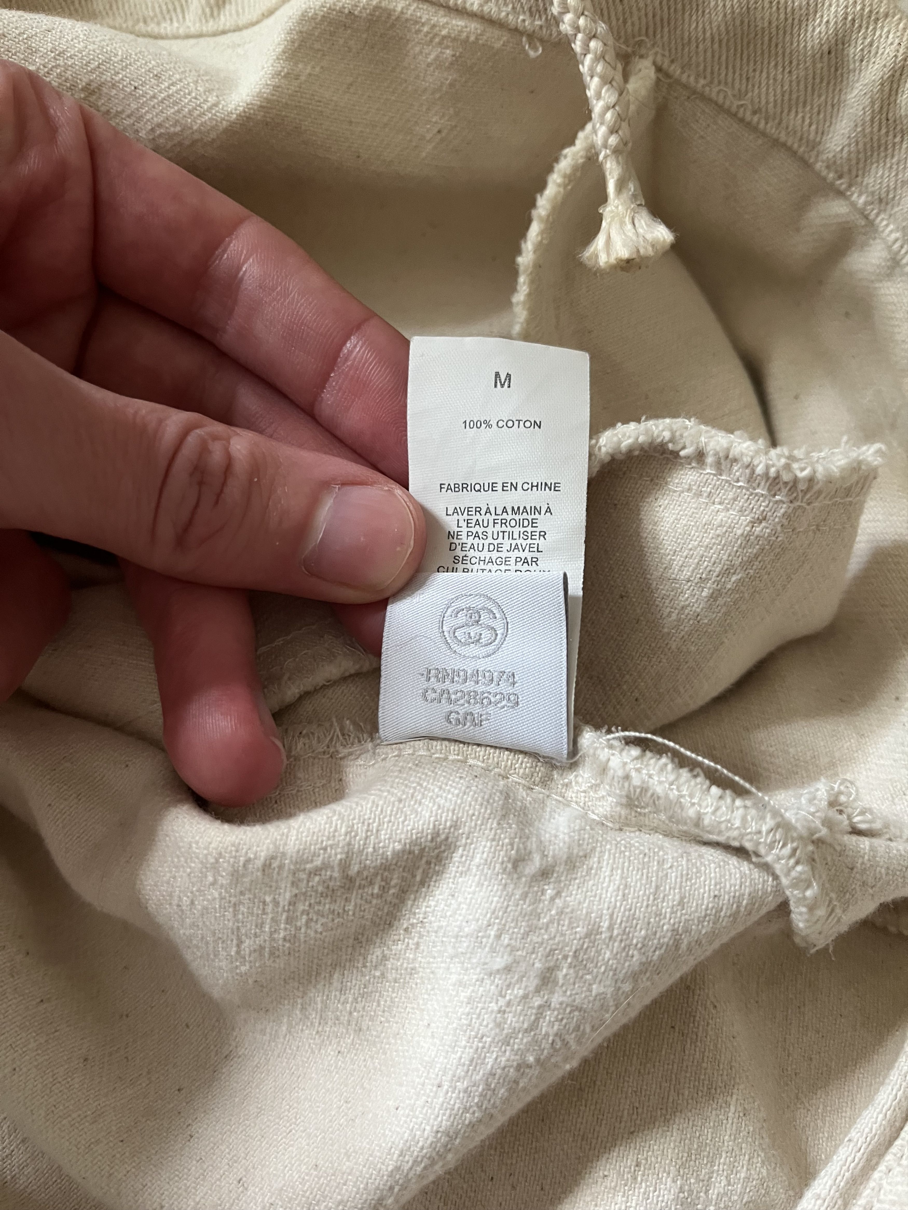Stussy Stüssy Denim Popover Jacket (Natural) Size US M / EU 48-50 / 2 - 8 Thumbnail