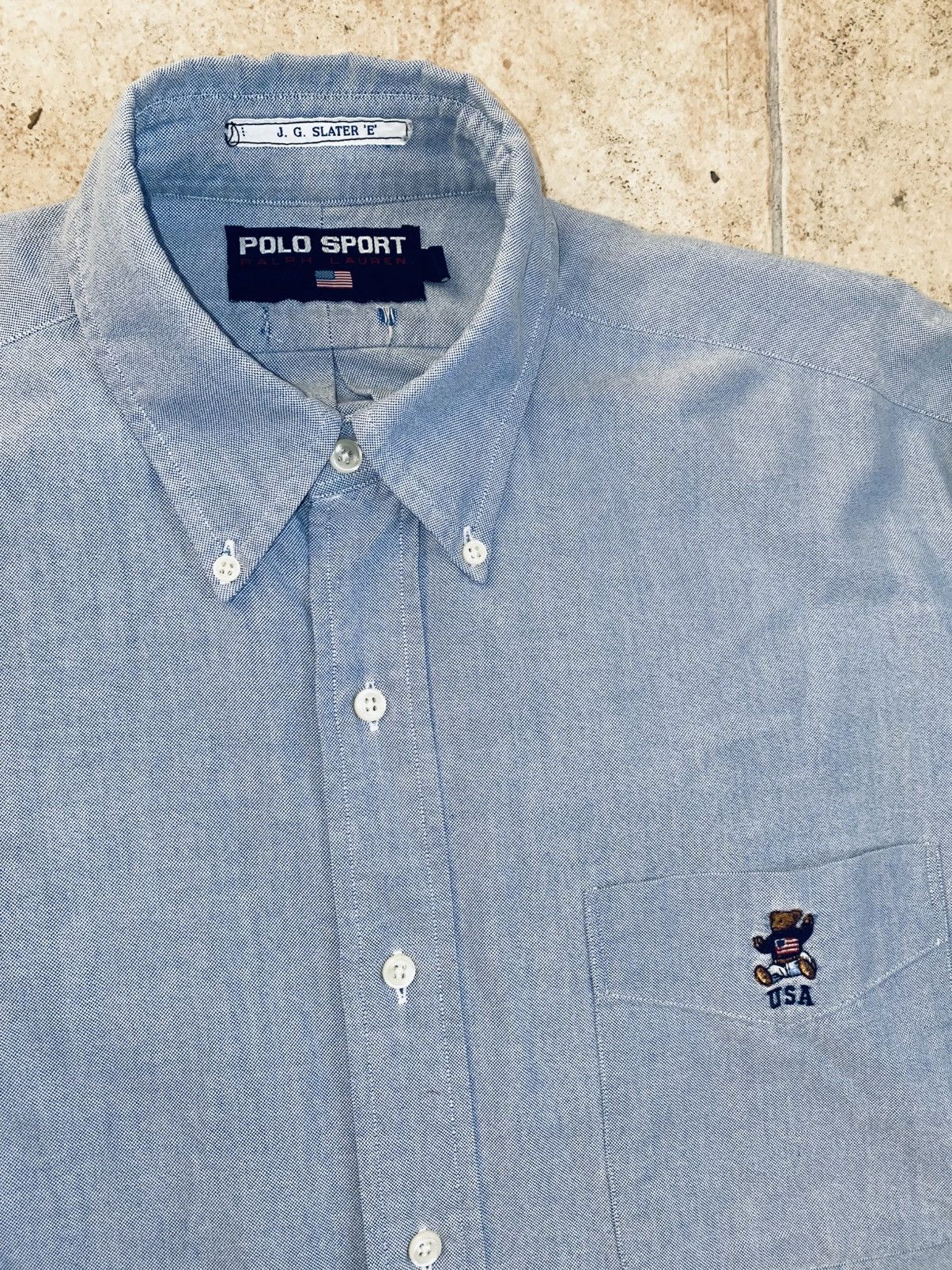 Ralph Lauren × Vintage 90s Ralph Lauren Polo Bear T-shirts Kith Polo Sport Palace Size US L / EU 52-54 / 3 - 2 Thumbnail