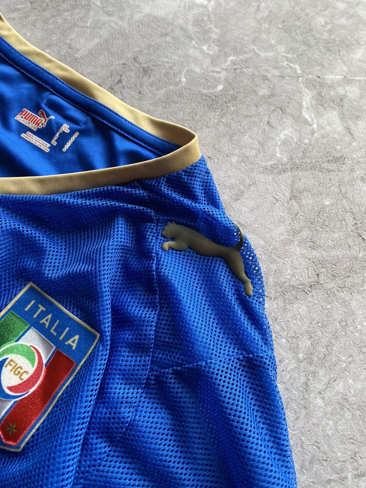 Puma Puma Italy National Team 2007-09 Home Football Soccer Jersey Size US S / EU 44-46 / 1 - 8 Thumbnail