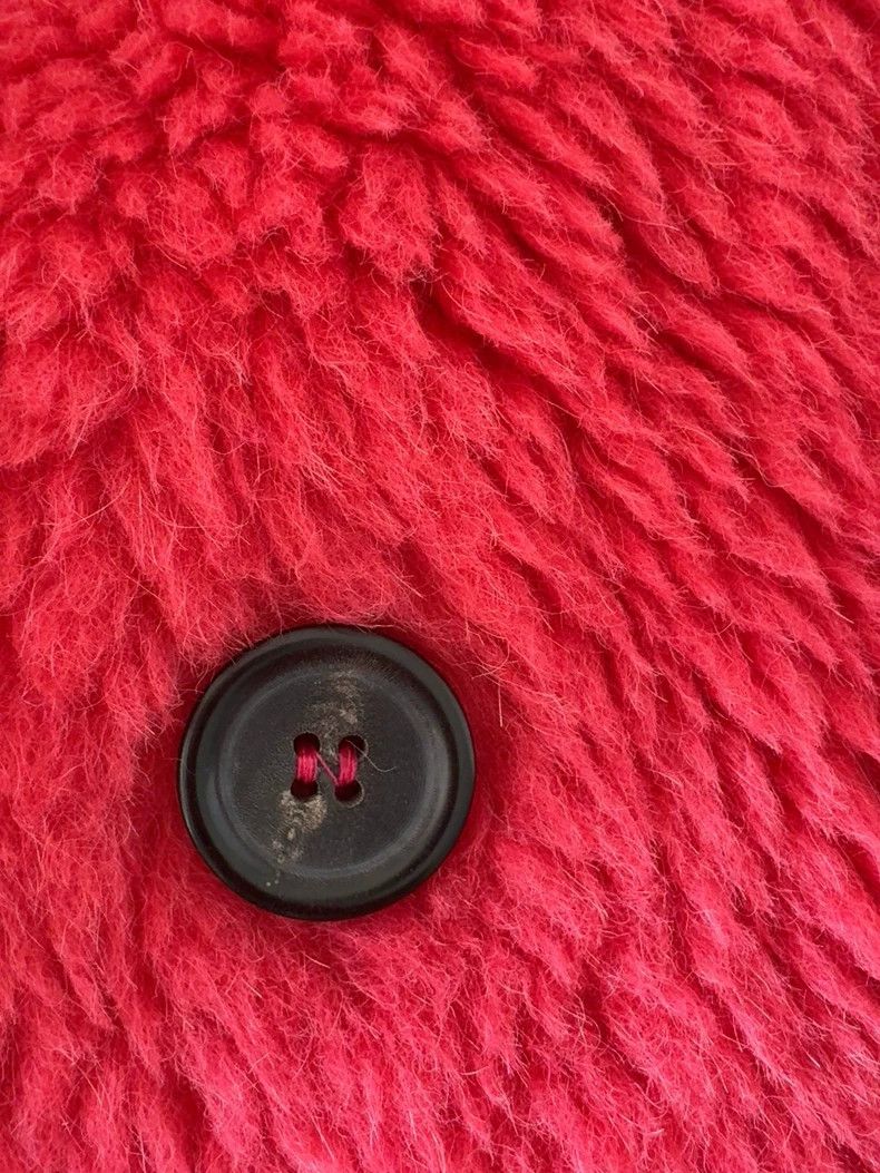 Max Mara Max Mara Genuine Teddy Bear Red Long Coat Size S / US 4 / IT 40 - 2 Thumbnail