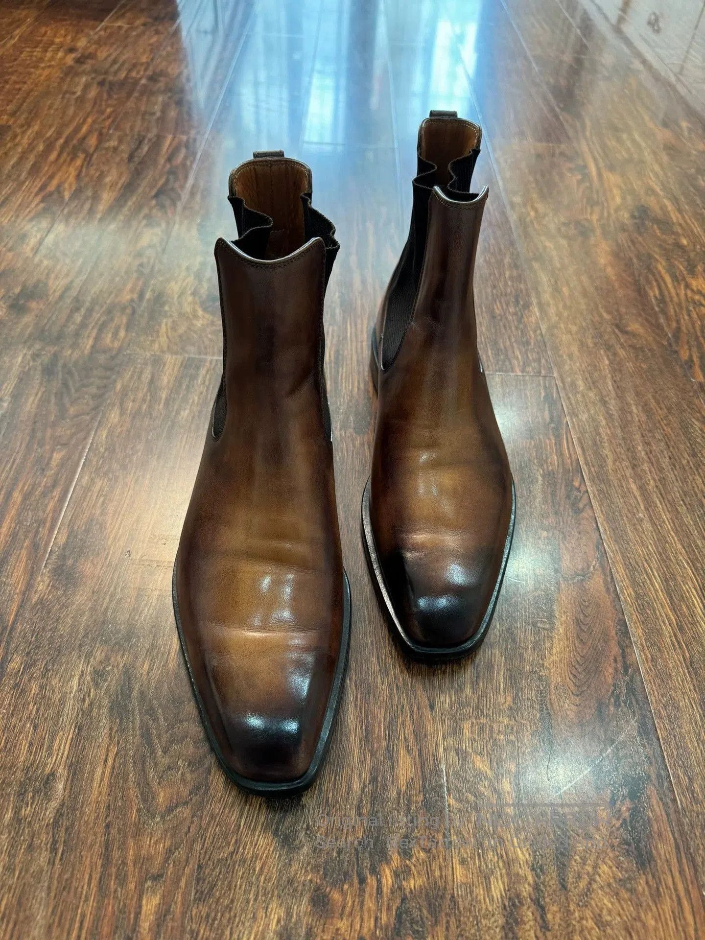 Berluti Brown Leather Chelsea Boots Size 7. Size US 7 / EU 40 - 2 Thumbnail