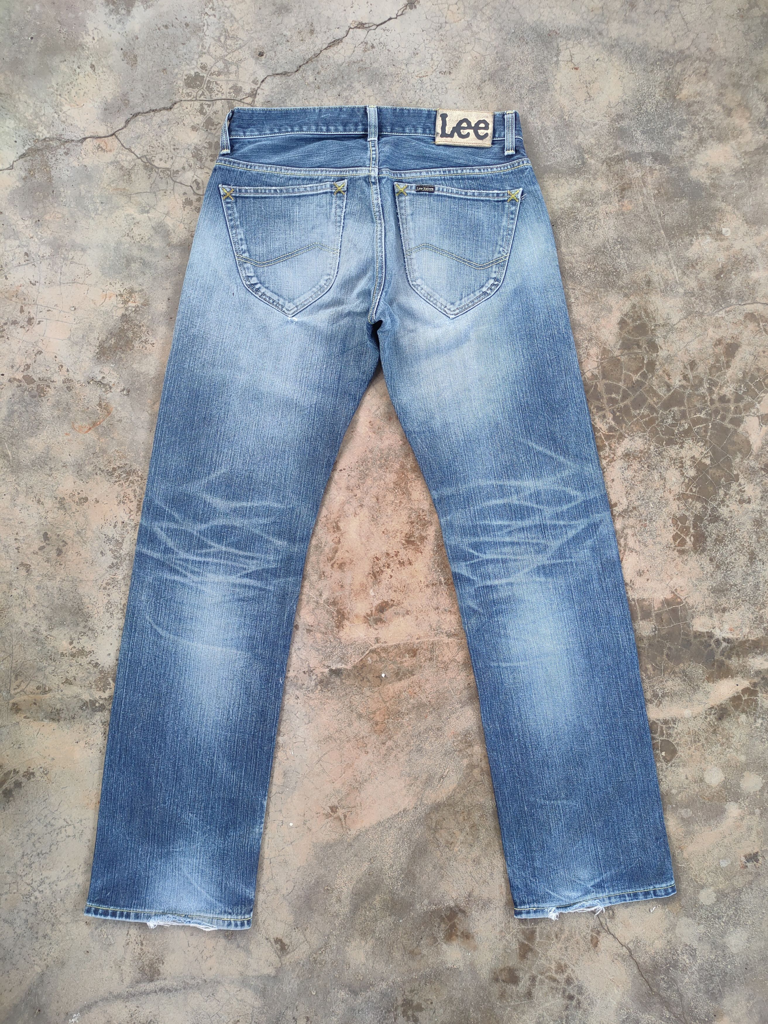 Lee × Vintage W31 VINTAGE LEE RAIDER FADED DISTRESSED DENIM JEAN PANTS Size US 31 - 7 Thumbnail