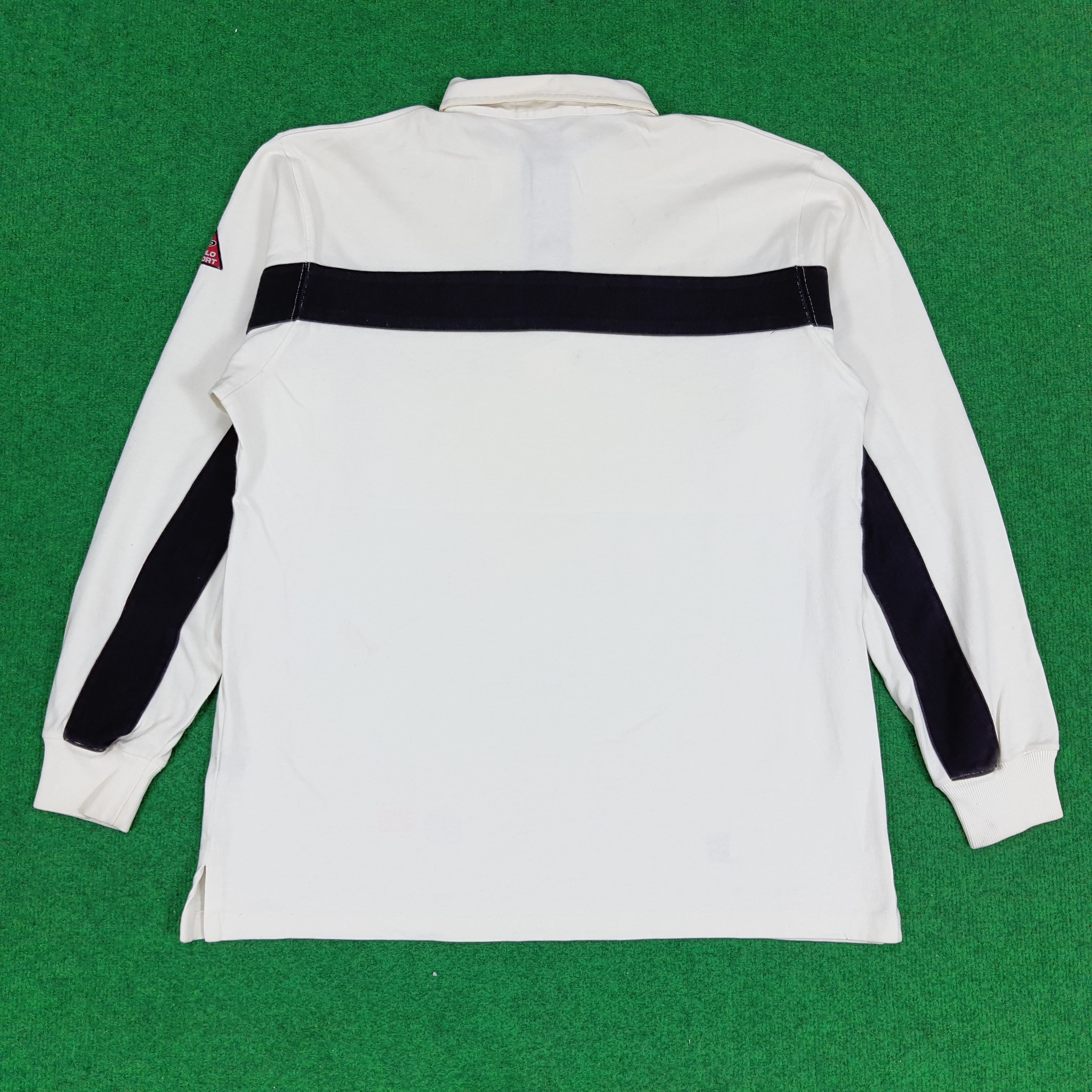 Polo Ralph Lauren × Vintage Vintage Polo Sport Ralph Lauren Long Sleeve Polo Shirt Size US XL / EU 56 / 4 - 3 Thumbnail
