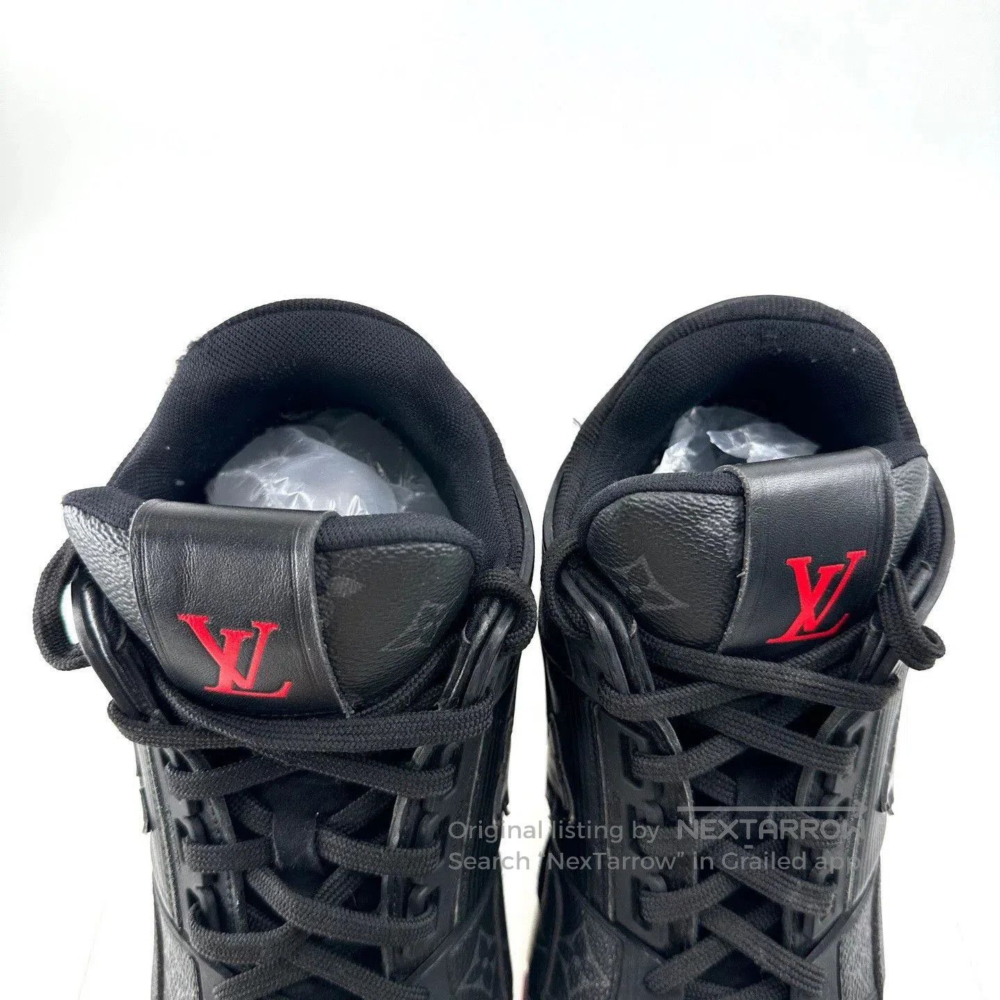 Louis Vuitton Louis Vuitton Trainer Black High. Size US 9 / EU 42 - 4 Thumbnail