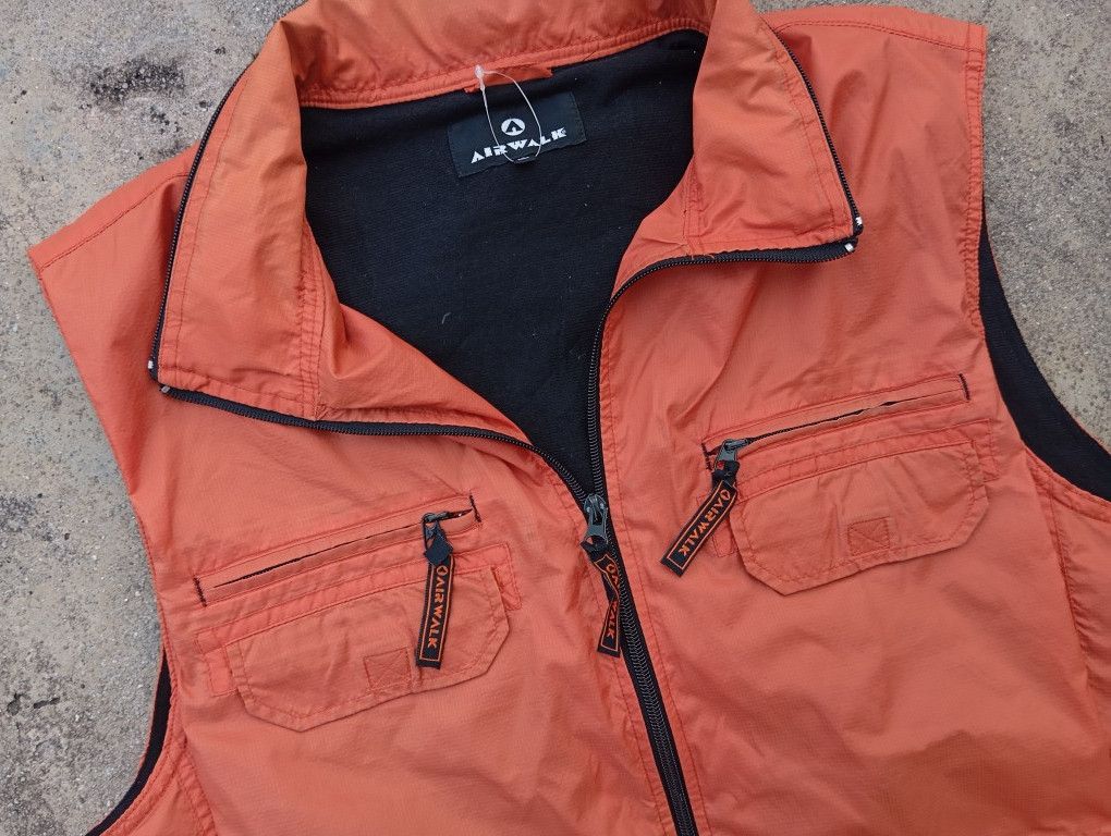 Airwalk VTG 90s 2000s Aiwalk Tactical Vest Jacket 💣 💥 Size US L / EU 52-54 / 3 - 1 Thumbnail