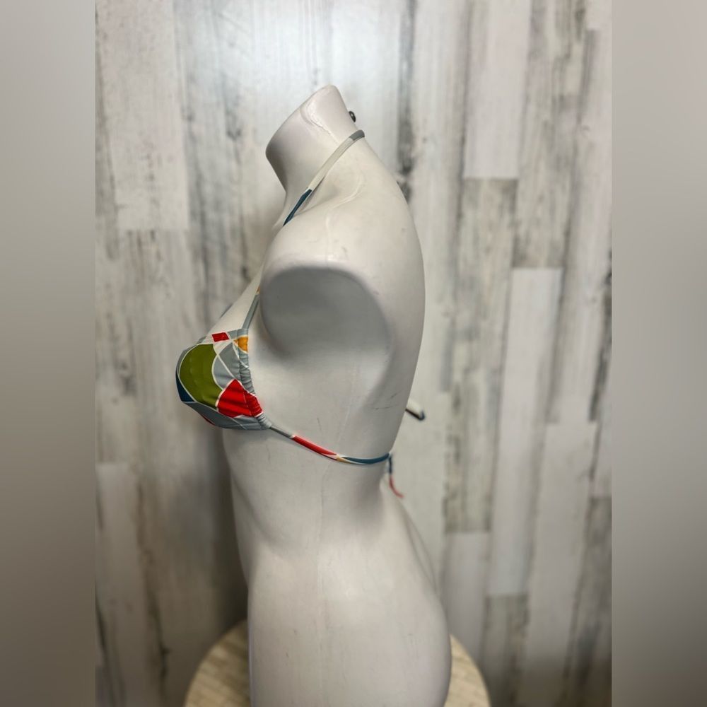 Other Colorful Geometric Halter Bikini Top – Size Small | Adjustab Size ONE SIZE - 2 Thumbnail