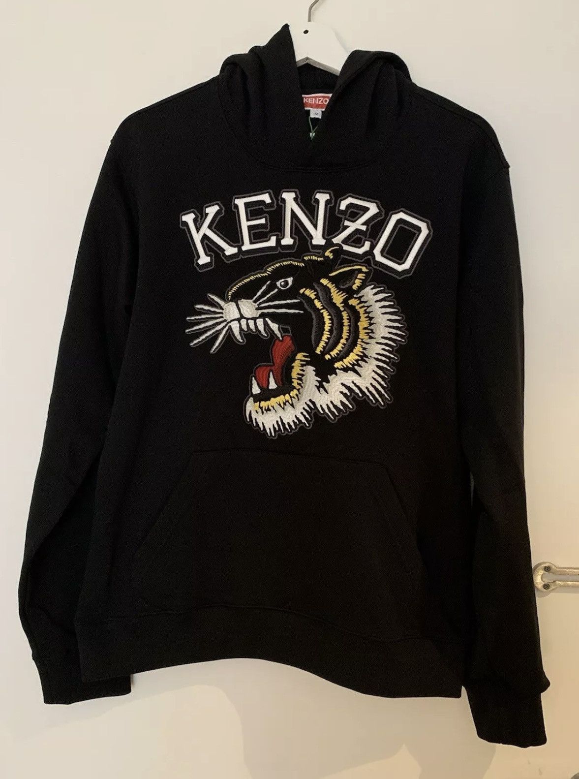 Kenzo KENZO TIGER VARSITY SLIM HOODIE IN BLACK MEDIUM COTTON Size US M / EU 48-50 / 2 - 4 Thumbnail