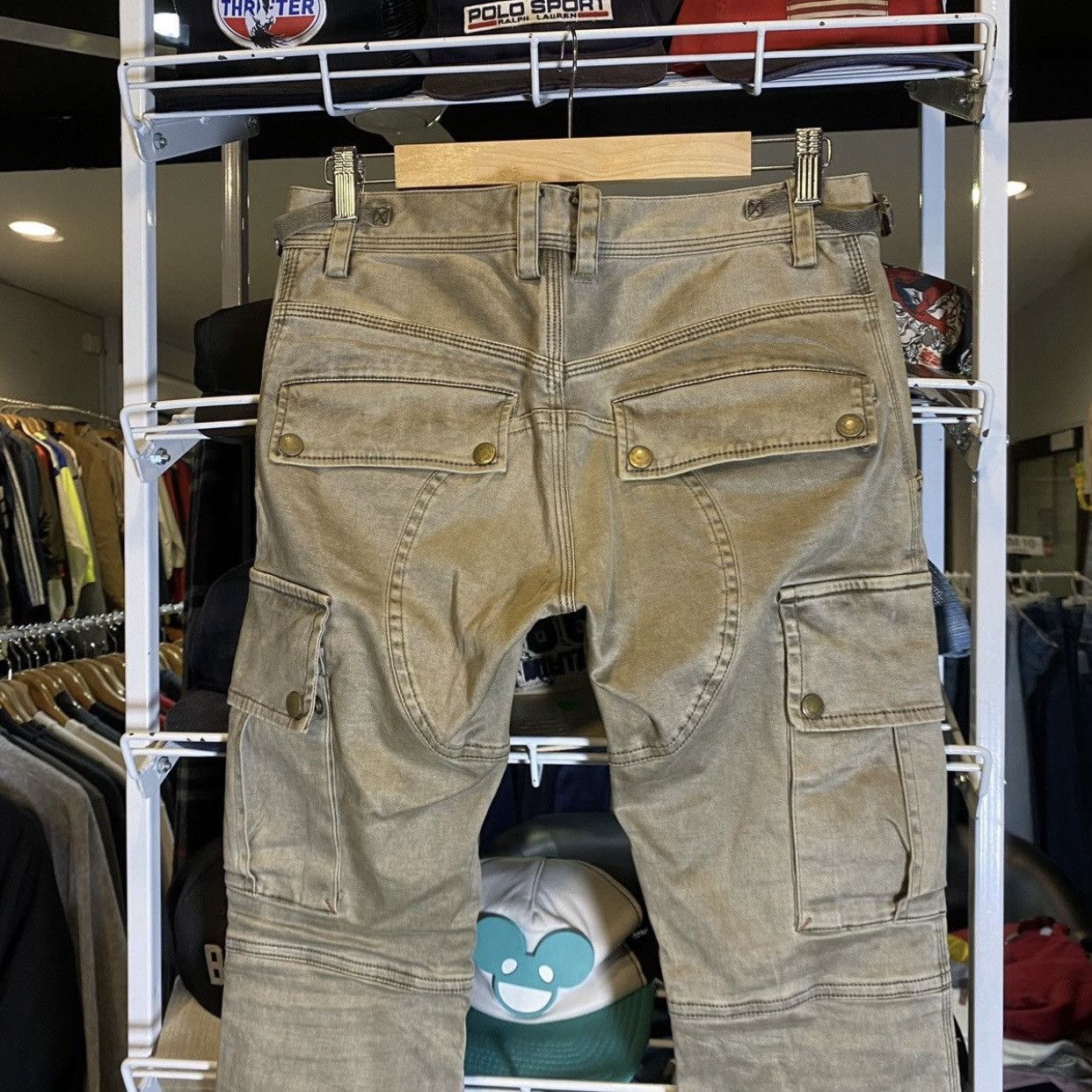 Tete Homme TETE HOMME DOUBLE KNEE CARGO PANTS Size US 29 - 10 Thumbnail