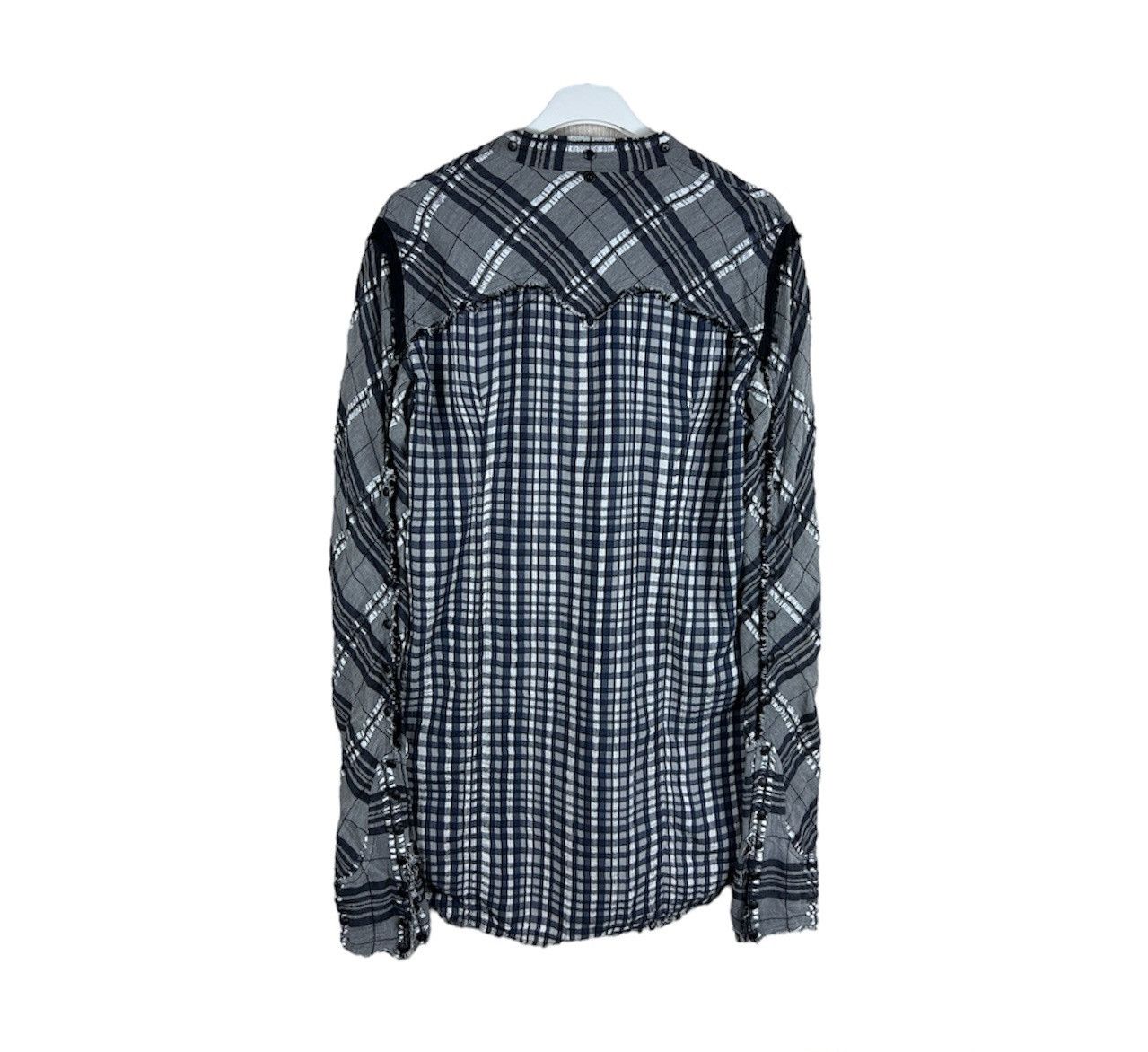 Le Grande Bleu (L.G.B.) L.G.B Le Grande Bleu rockabilly ripped plaid button up shirt Size US S / EU 44-46 / 1 - 2 Thumbnail