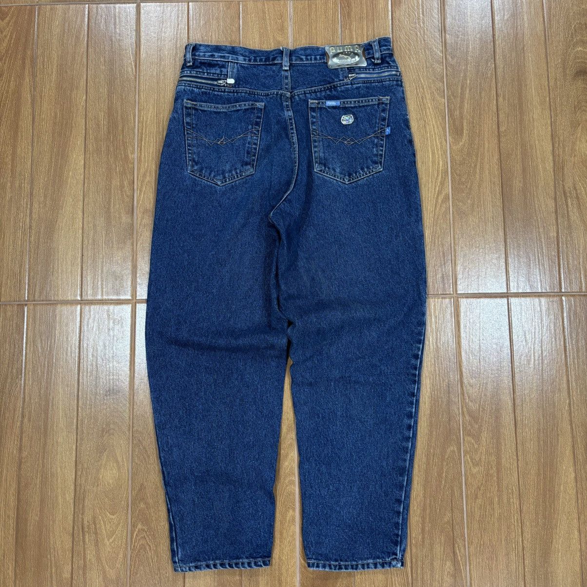 Puma Vintage Puma Baggy Jeans Size US 32 / EU 48 - 2 Thumbnail