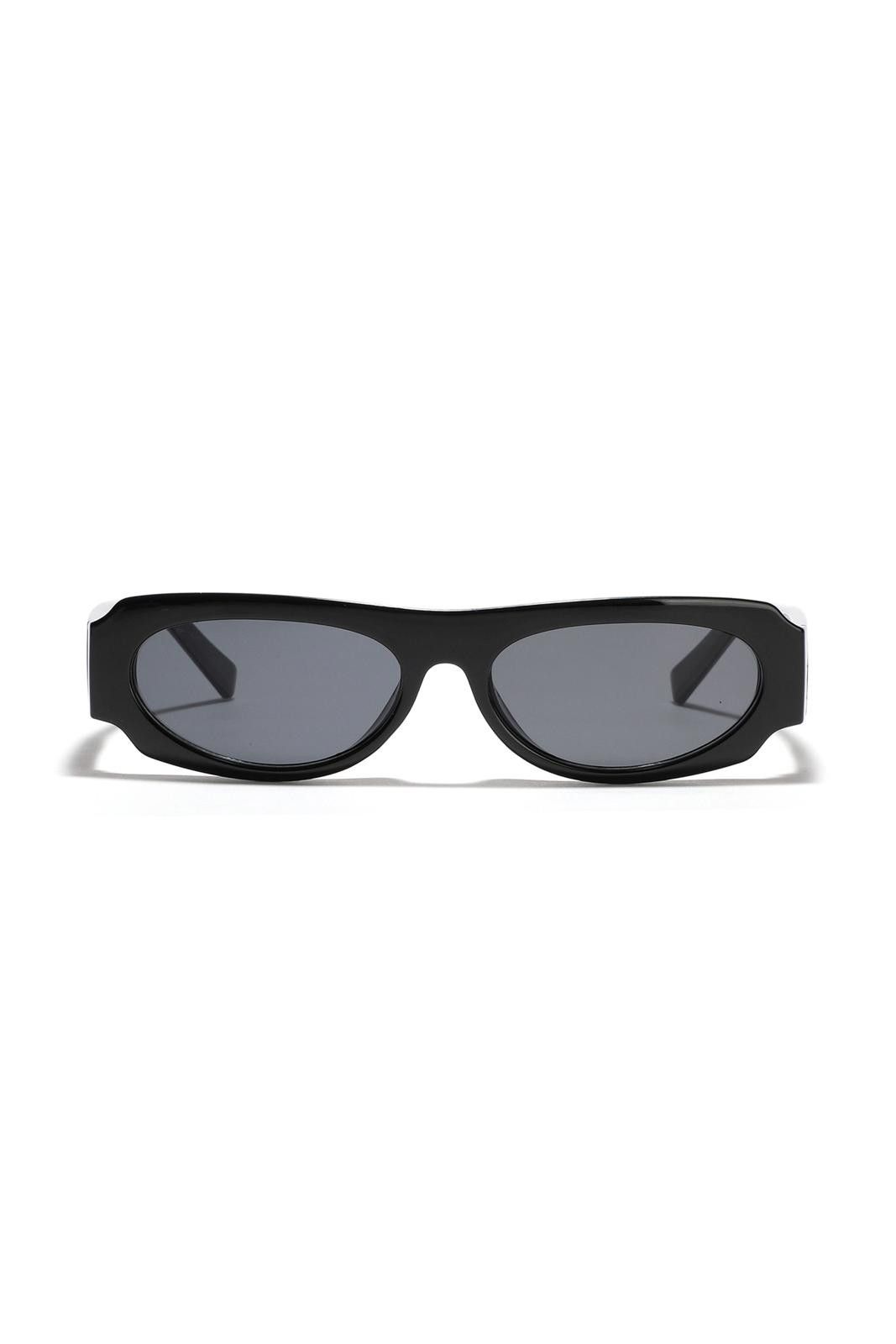 Japanese Brand Rare Vtg Y2k Avant Garde Square Black Sunglasses Unisex OS Size ONE SIZE - 2 Thumbnail