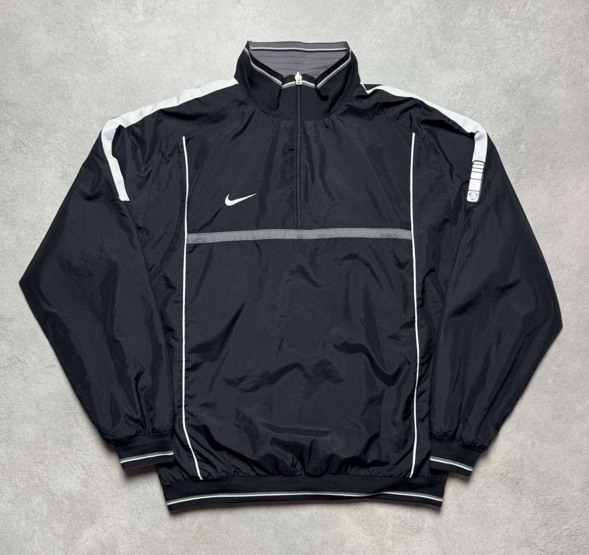 Nike Nike Vintage 1/4 Zip Nylon Reversible Sweatshirt Small Logo Size US L / EU 52-54 / 3 - 1 Thumbnail