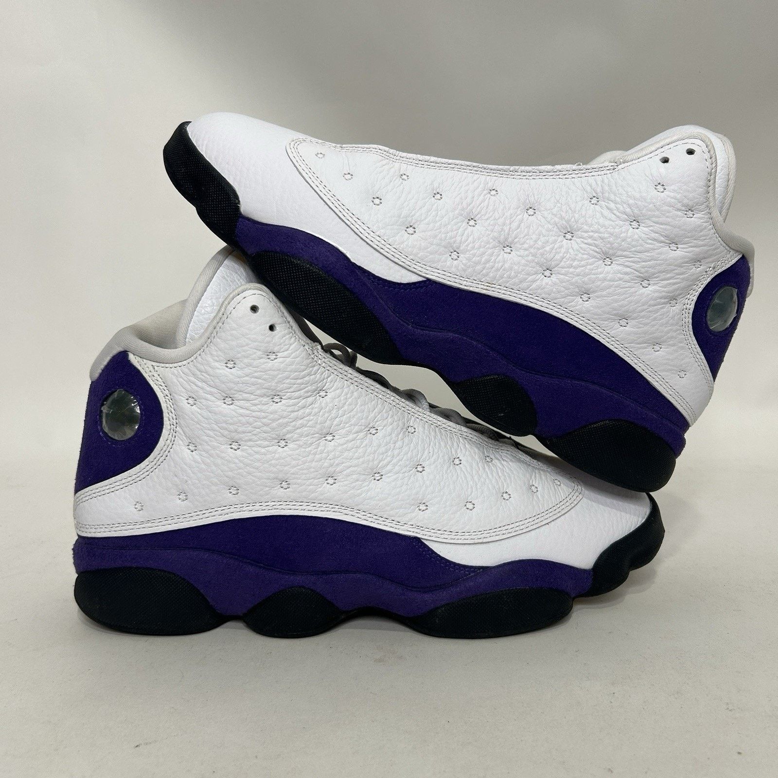 Jordan Brand Nike Shoes Air Jordan 13 Retro OG “Lakers/Purple White” Size US 10.5 / EU 43-44 - 1 Thumbnail