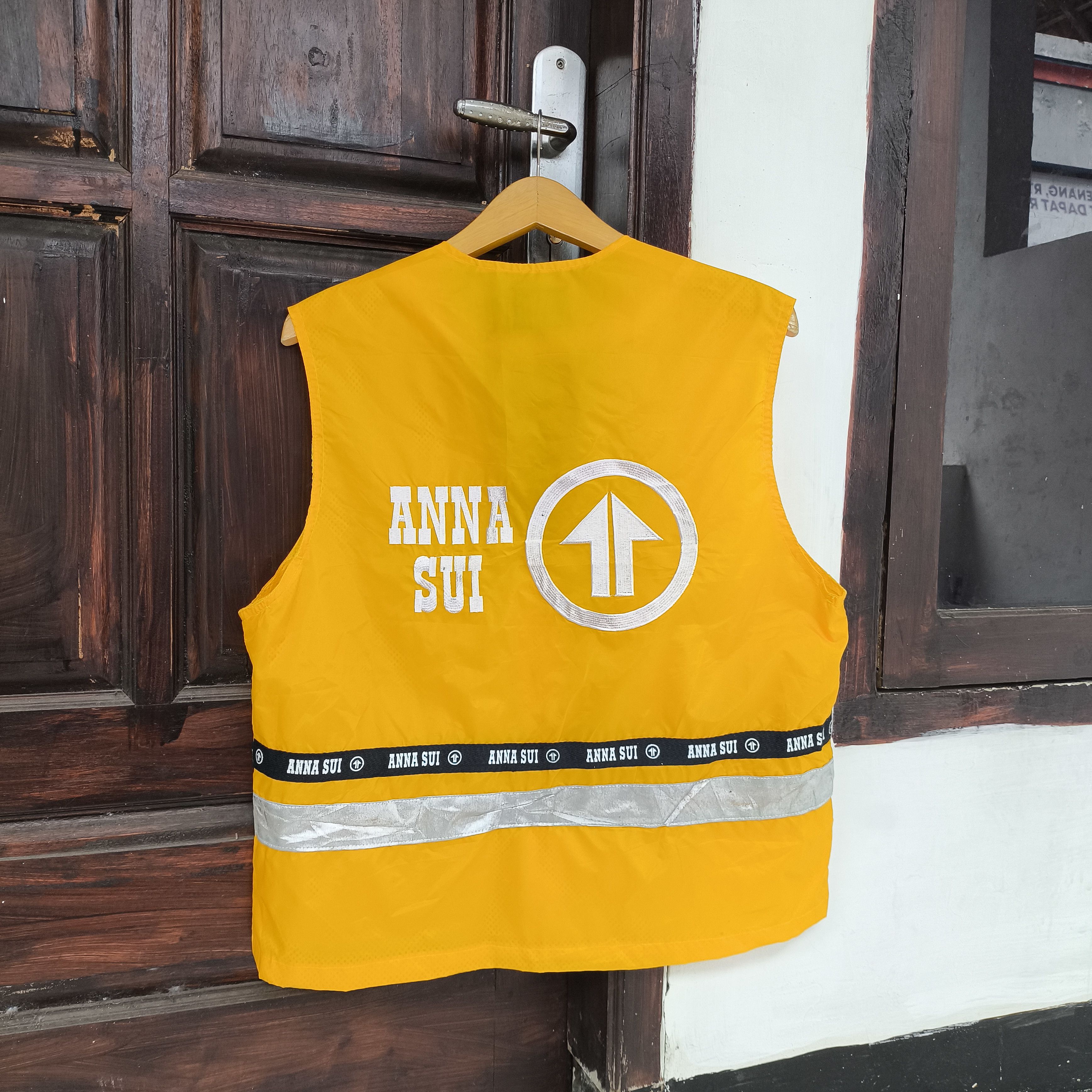 Anna Sui Anna sui nylon vest Embroidery logo Size L / US 10 / IT 46 - 1 Thumbnail