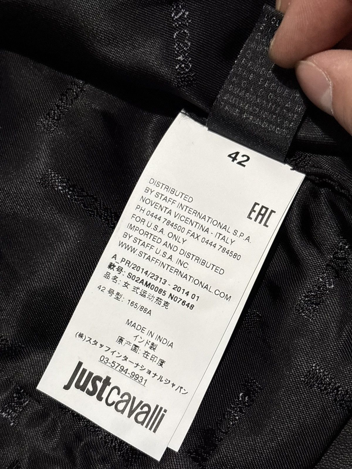 Just Cavalli 2014 Just Cavalli Leopard Print Leather Jacket moto 5 zip Size M / US 6-8 / IT 42-44 - 9 Thumbnail