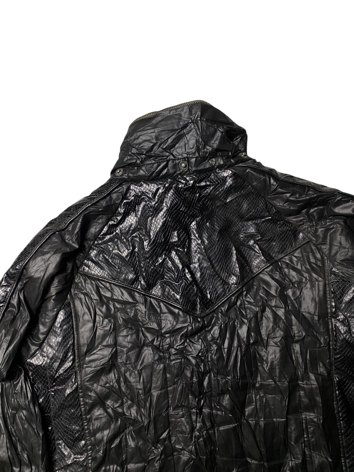 Isamu Katayama Backlash 2000's Edge Difference Crocodile Leather Down Puffer Jacket Size US M / EU 48-50 / 2 - 7 Thumbnail