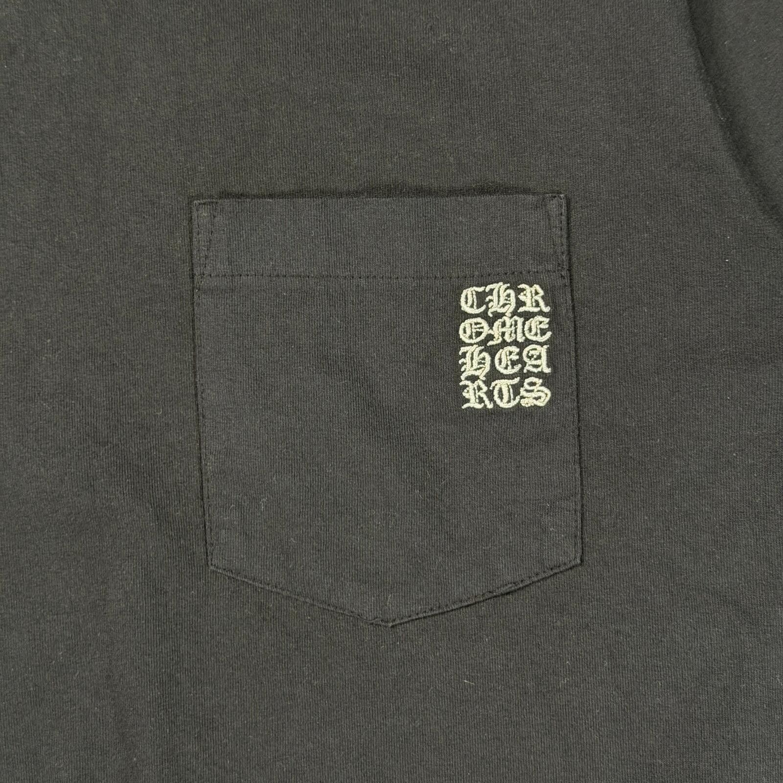 Chrome Hearts Chrome Hearts Embroidered Eye Chart Pocket Logo LS Size M / US 6-8 / IT 42-44 - 4 Thumbnail