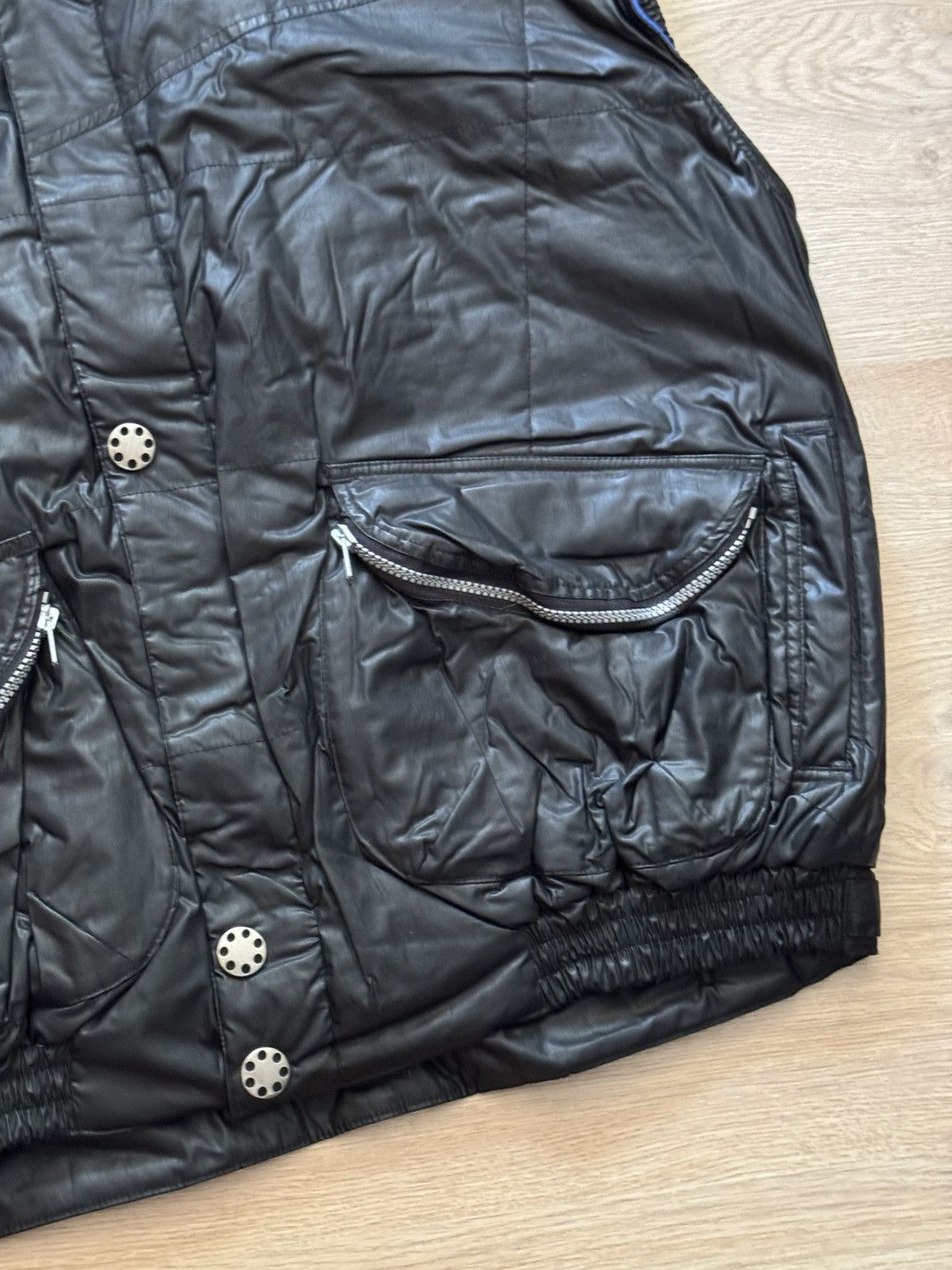 Japanese Brand Vintage 90’s Designer Japanese Baggy Black Vest Size US XL / EU 56 / 4 - 4 Thumbnail