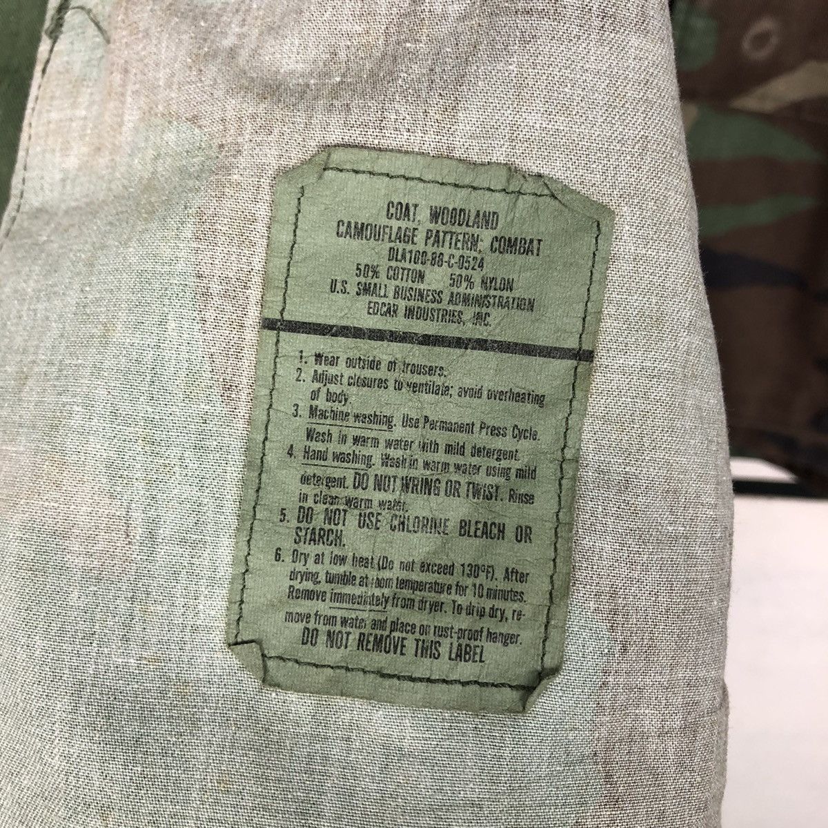 Vintage 📌Vintage Military Collection Jacket OG-107 Camouflage Cargo Size US M / EU 48-50 / 2 - 19 Thumbnail
