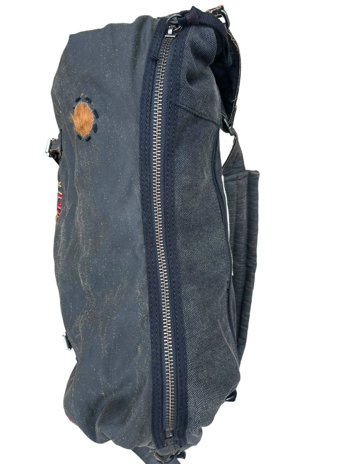 Vintage RARE! Vintage Tough Jeans Military Distress Wax Large Bag Size ONE SIZE - 17 Thumbnail