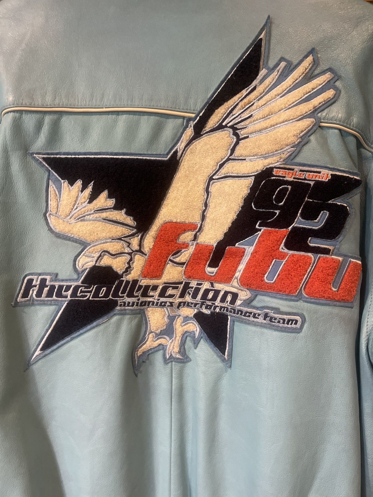 Vintage Fubu JACKET LEATHER Size US XL / EU 56 / 4 - 4 Thumbnail