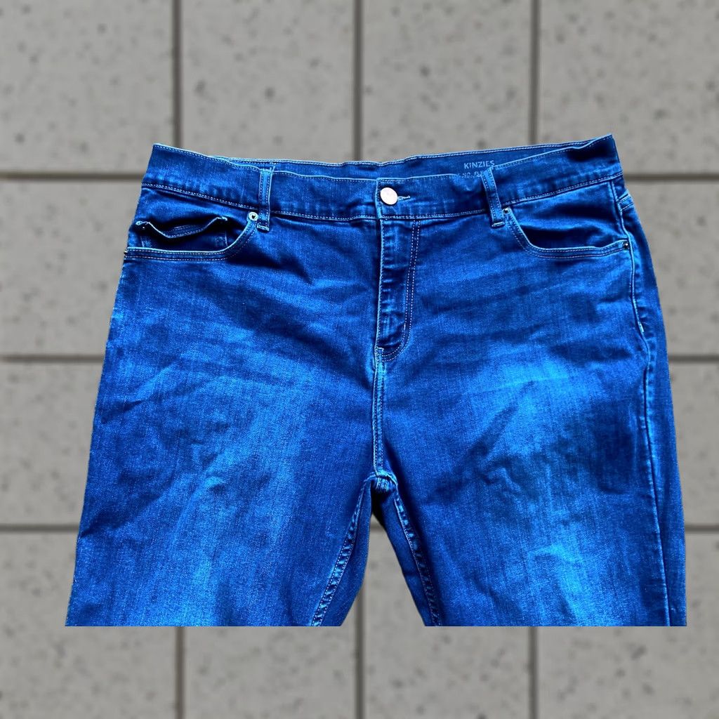 Denime Mugsy Jeans Kinzies FLX4NKZ Jeans 40x32 Blue Denim Regular Fit 5-Pocket Mens Mens Size US 40 / EU 56 - 1 Thumbnail