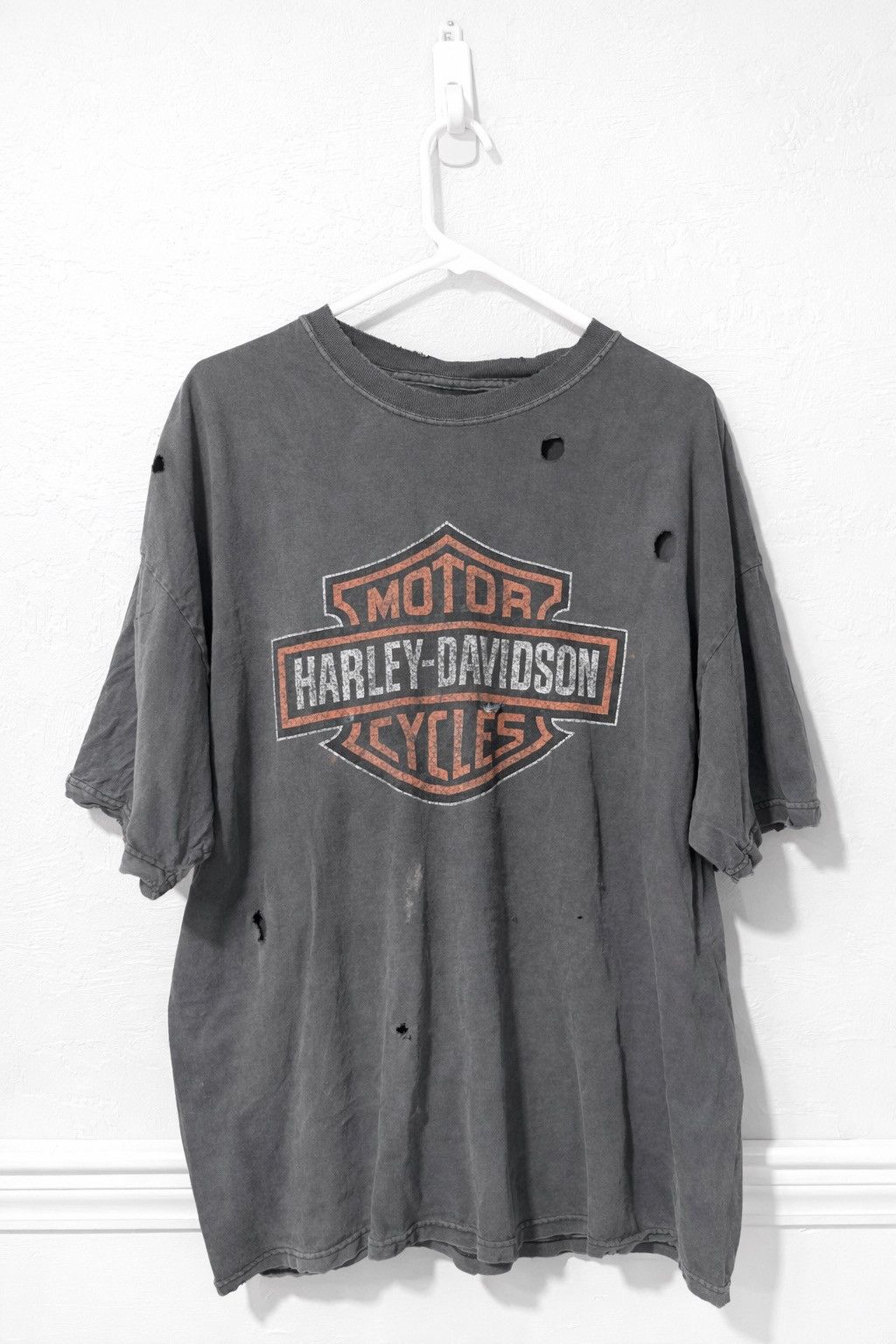 Harley Davidson Thrashed and Faded Harley Davidson Vintage Tee Size US XXL / EU 58 / 5 - 3 Thumbnail