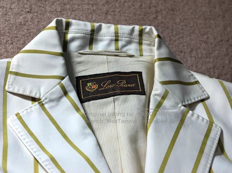 Loro Piana Loro Piana Autumn Olive Stripe Dress Size XS / US 0-2 / IT 36-38 - 3 Thumbnail